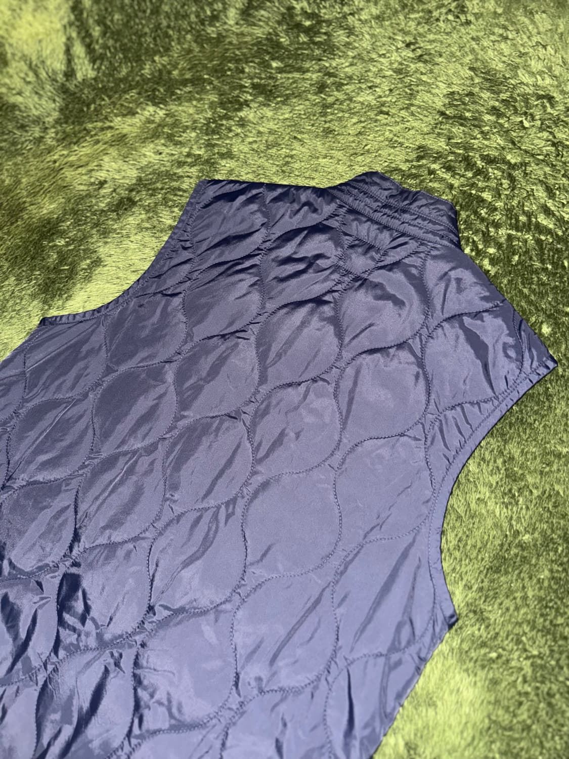 [M] 칼하트 WIP 캠프 퀼티드 라이너 베스트 네이비 상품이미지7