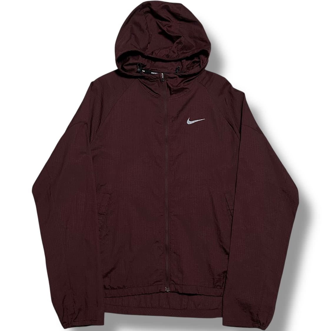 Nike 스우시 버건디 러닝 바람막이 상품이미지1