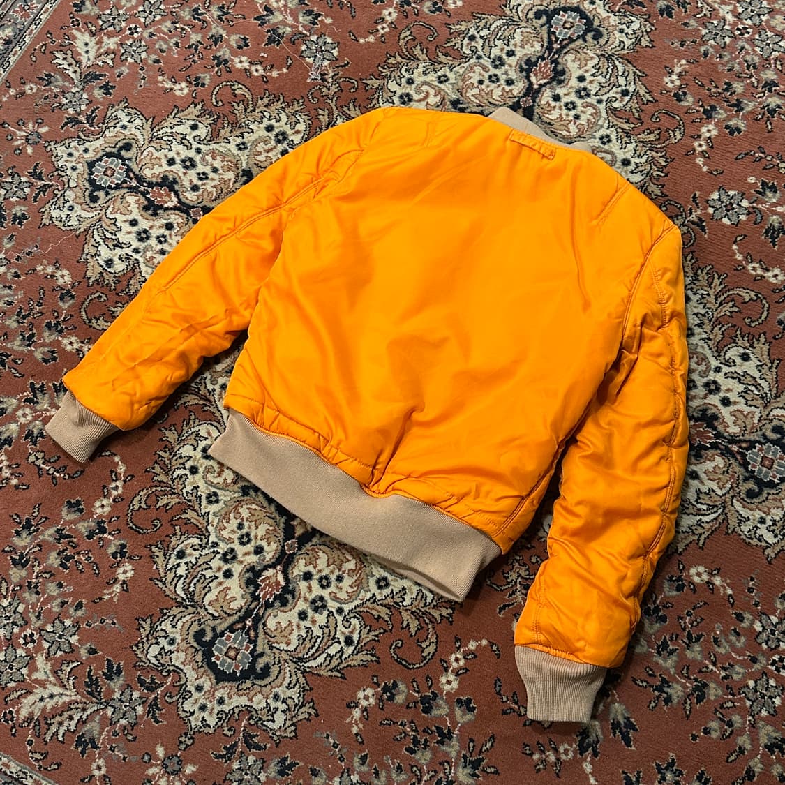 알파인더스트리 ma-1 자켓 베이지 (XS-S) 상품이미지6