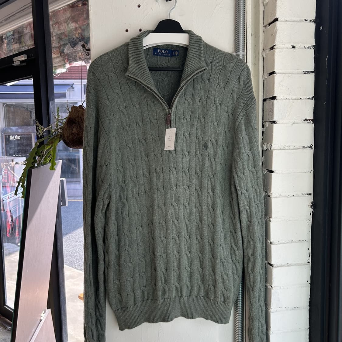 15460 - 폴로 랄프로렌 케이블 반집업 니트 상품이미지2