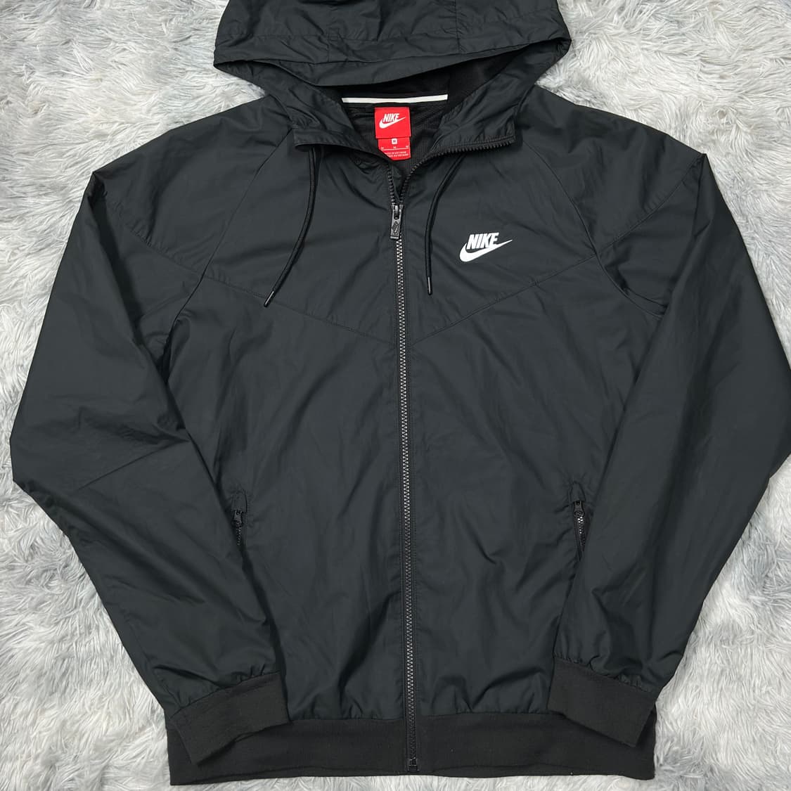 나이키 블랙 우븐 윈드러너 m 상품이미지1