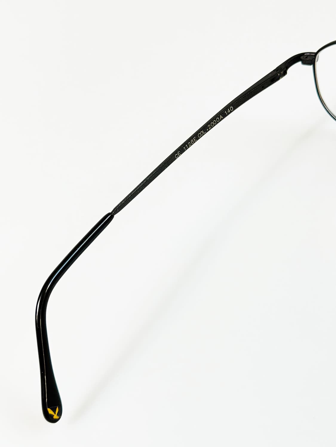 90s KALEIDO 맷블랙 슬림 스퀘어 빈티지 안경 상품이미지7
