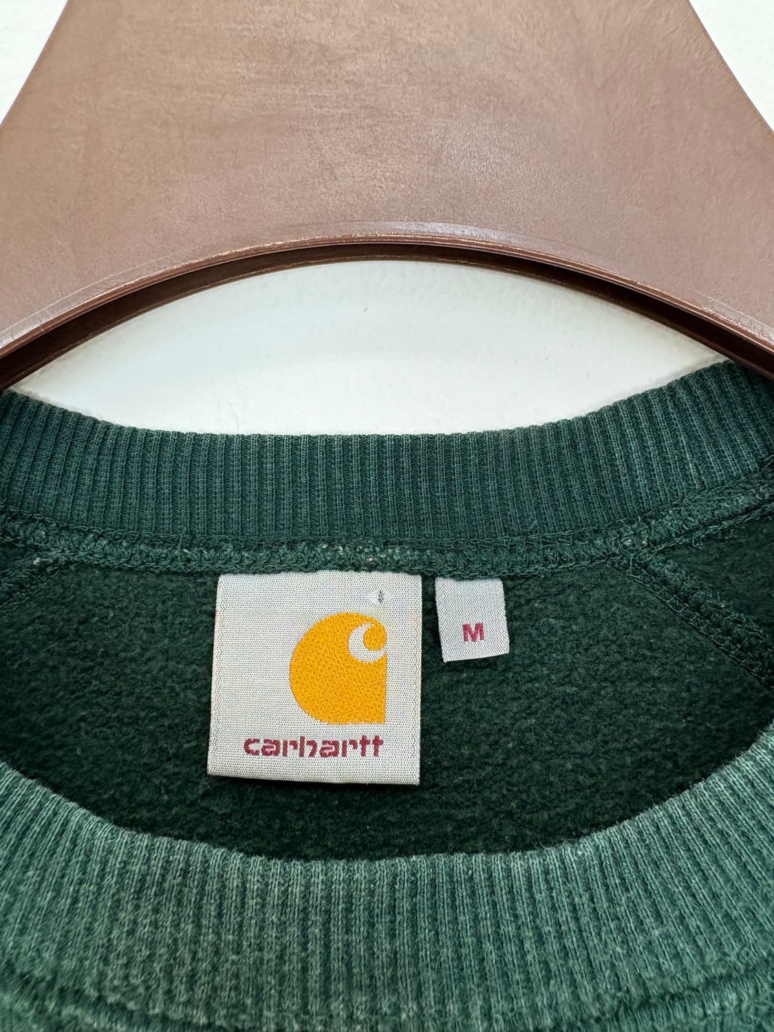 [품명/색상] : [L]CARHARTT 그린 맨투맨  상품이미지7