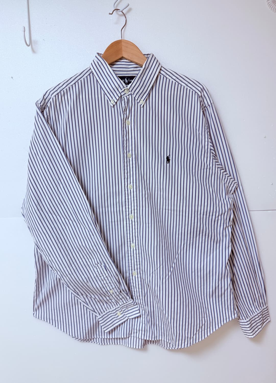🩵폴로랄프로렌 스트라이프 셔츠 빅사이즈 클래식핏 105🩵 상품이미지1