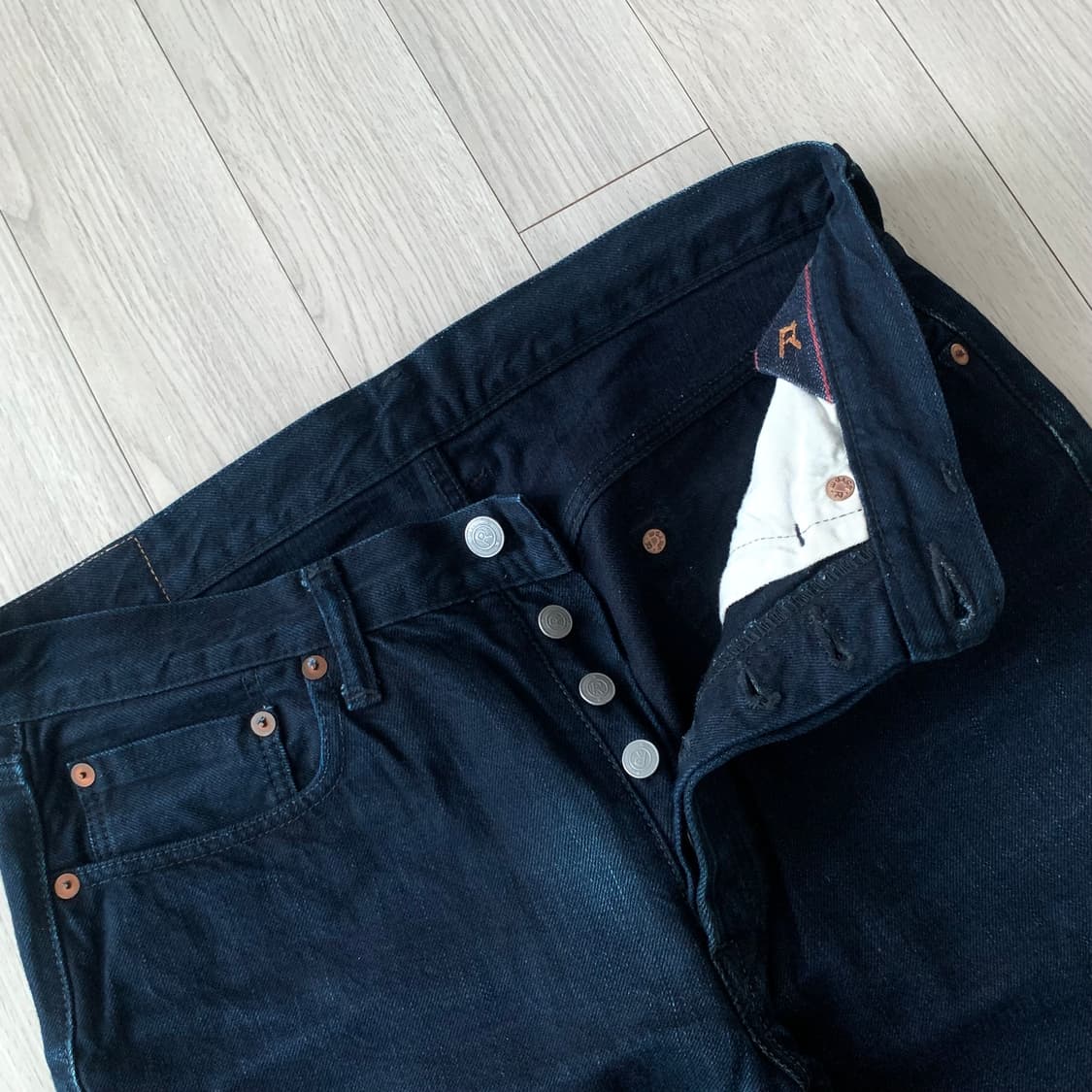 45rpm 셀비지 데님 팬츠 상품이미지2