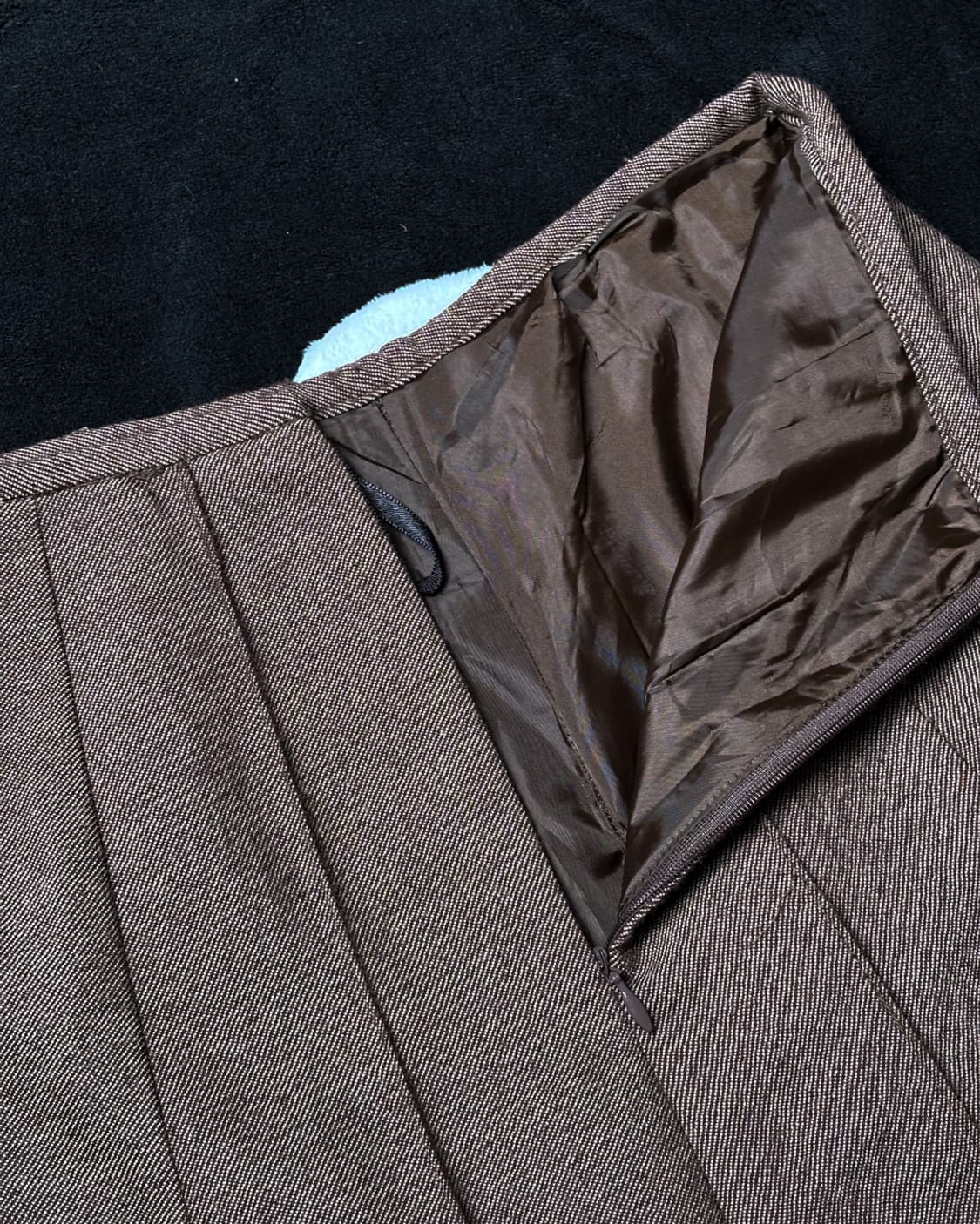 일본빈티지 라인 미디 스커트 상품이미지4