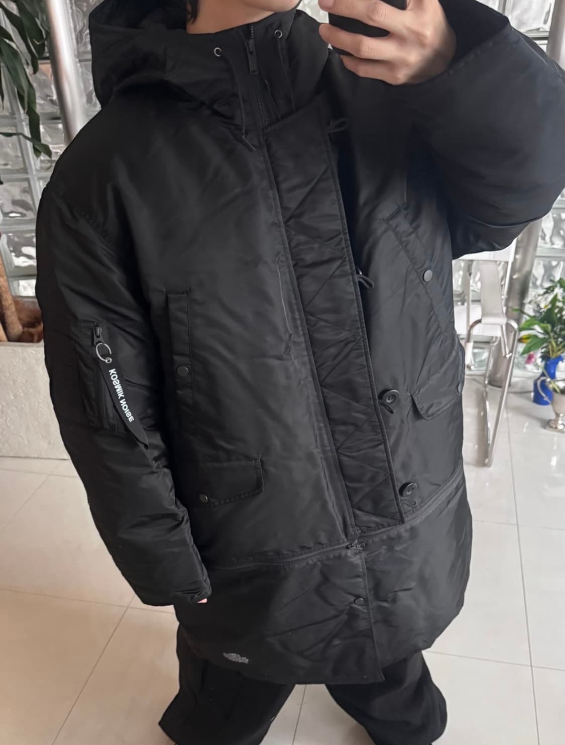 2WAY HEAT PADDED CONVERTIBLE COAT 상품이미지2