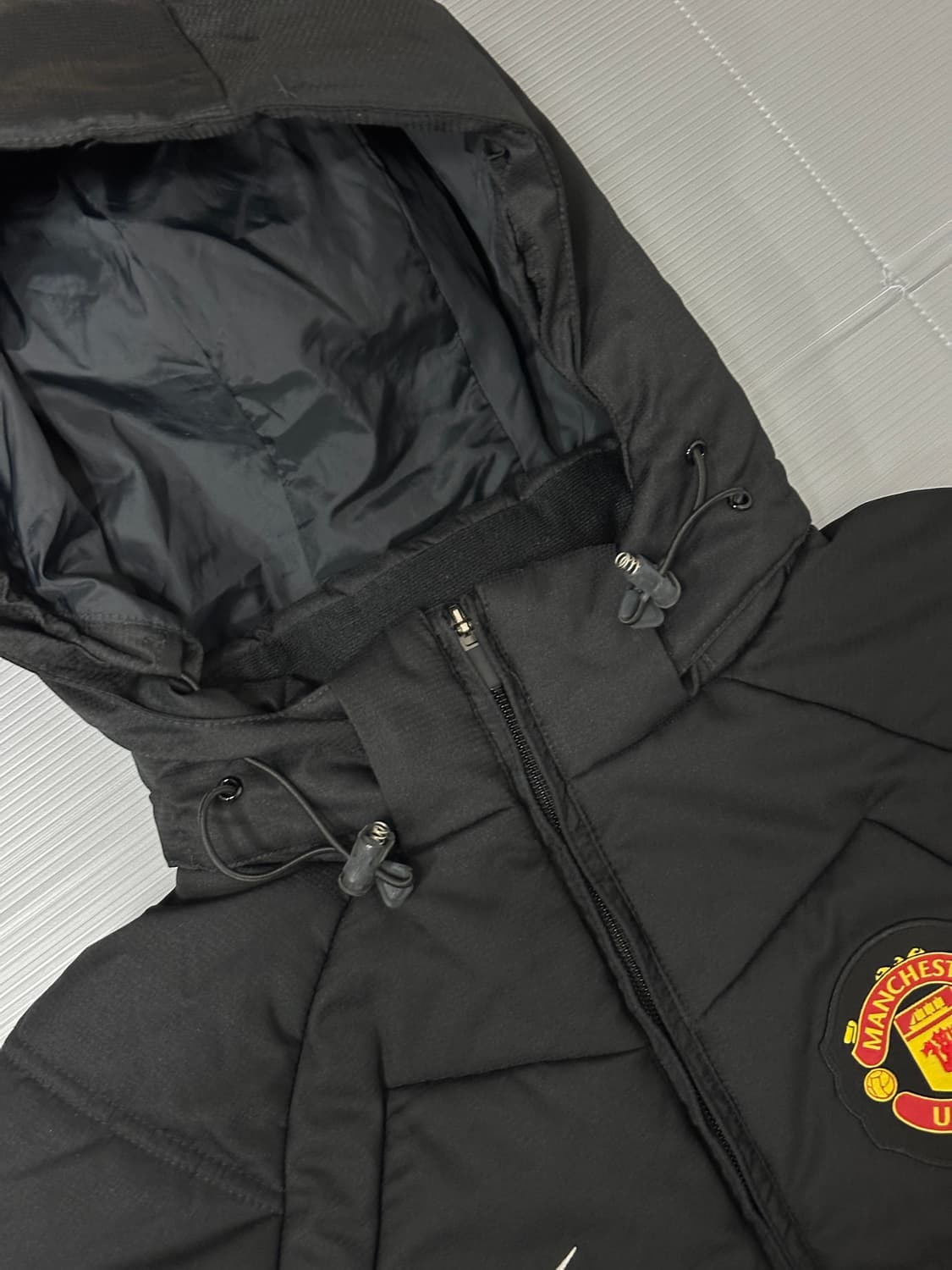 나이키 맨유 AIG 후드 점퍼 자켓 블랙 M 상품이미지4