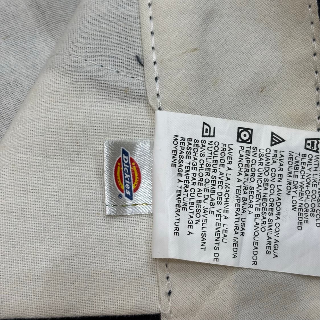 Dickies 디키즈 루즈핏 버뮤다팬츠 디키즈 반바지 네이비 상품이미지8