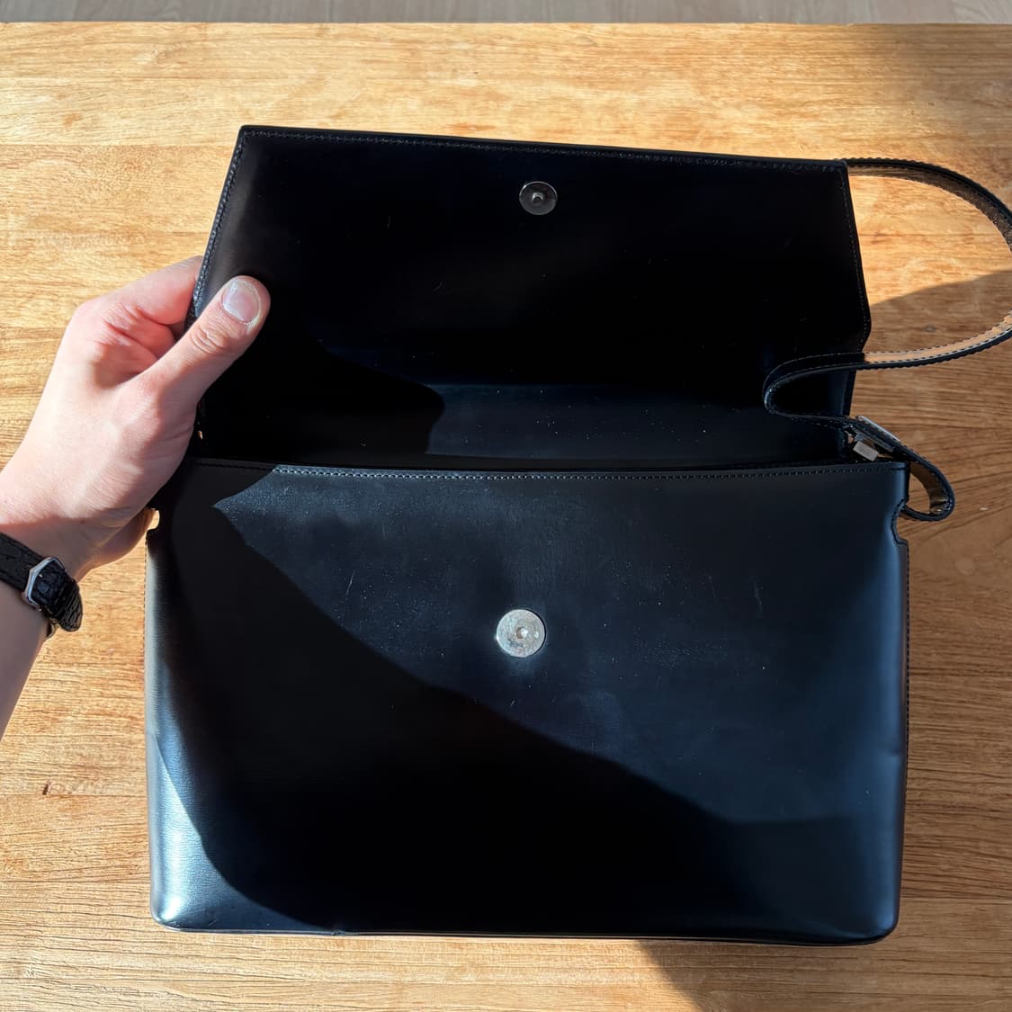 로에베 가죽 숄더백 상품이미지7