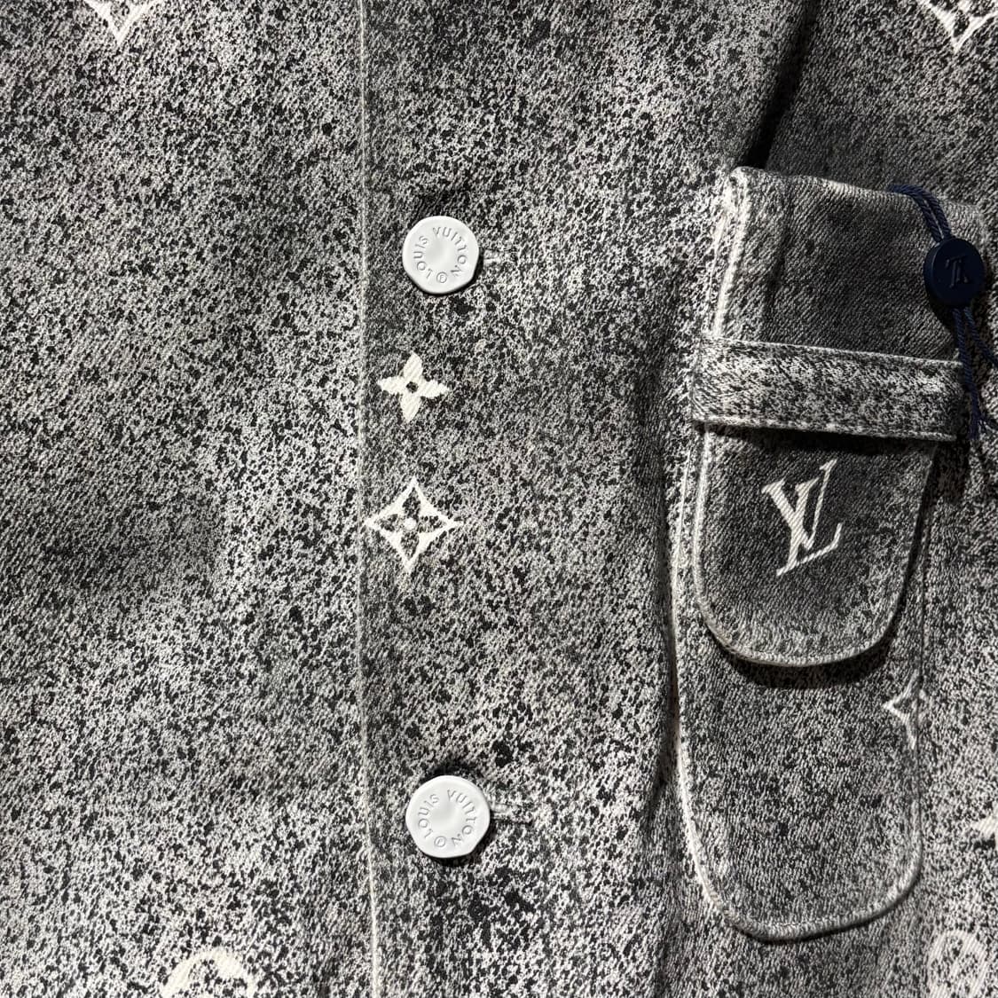 [4L size] 루이비통 모너그램 워크웨어 데님자켓 상품이미지3