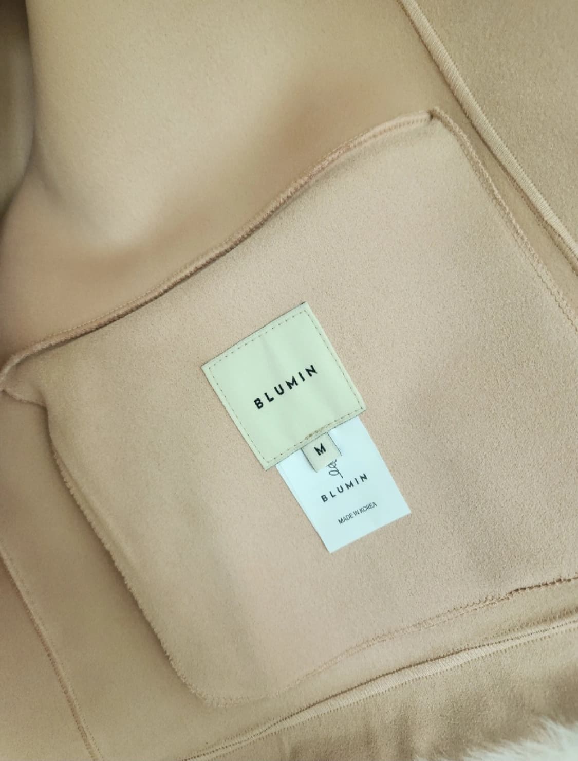 블루민 퍼 무스탕 새상품 상품이미지3