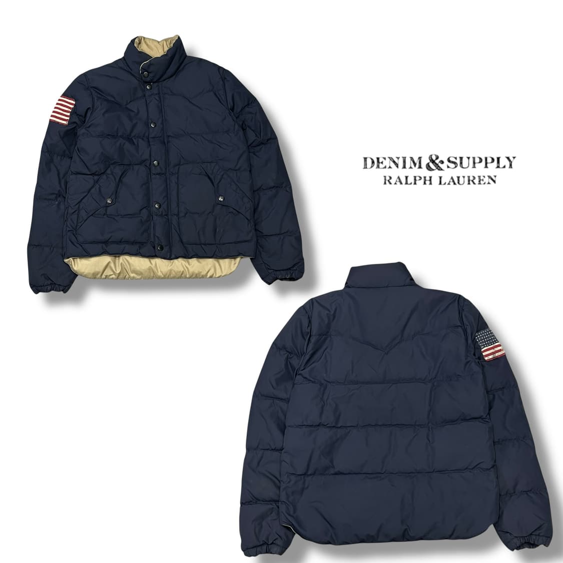 데님앤서플라이 성조기 패치 패딩 s08474 상품이미지1