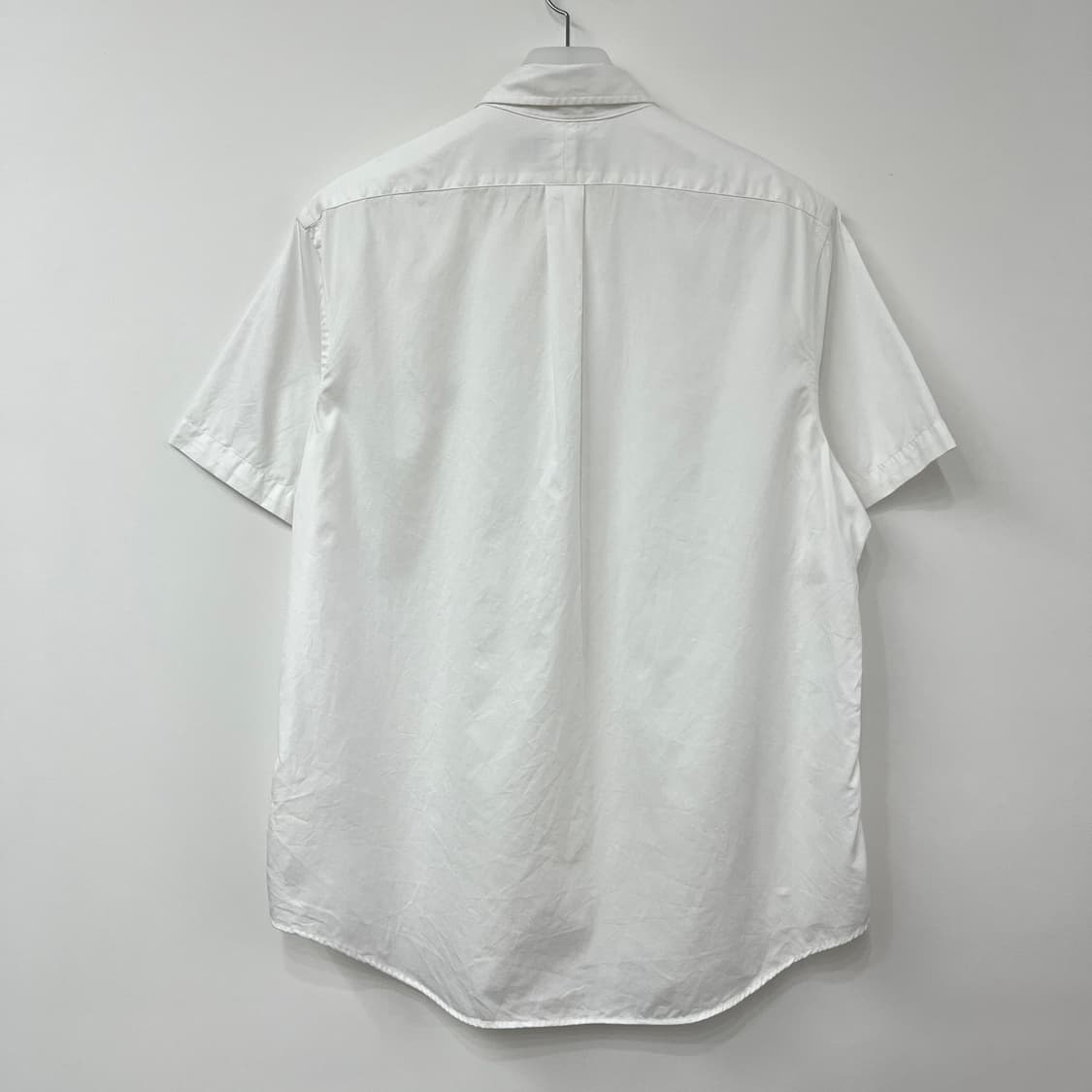 폴로 랄프로렌 네이비 포니 화이트 반팔 셔츠 남방 상품이미지3