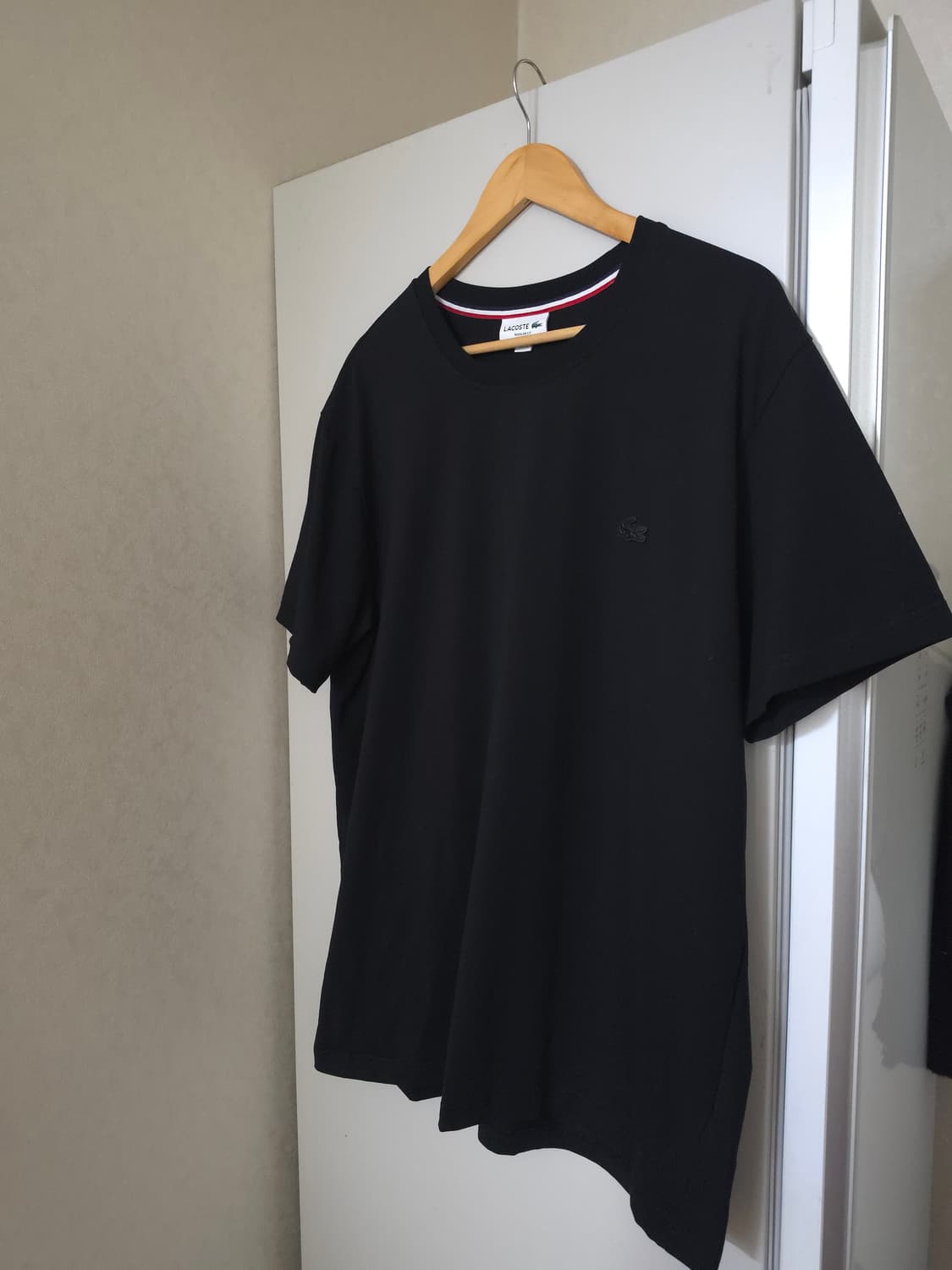 라코스테 블랙 반팔 티셔츠 상품이미지1