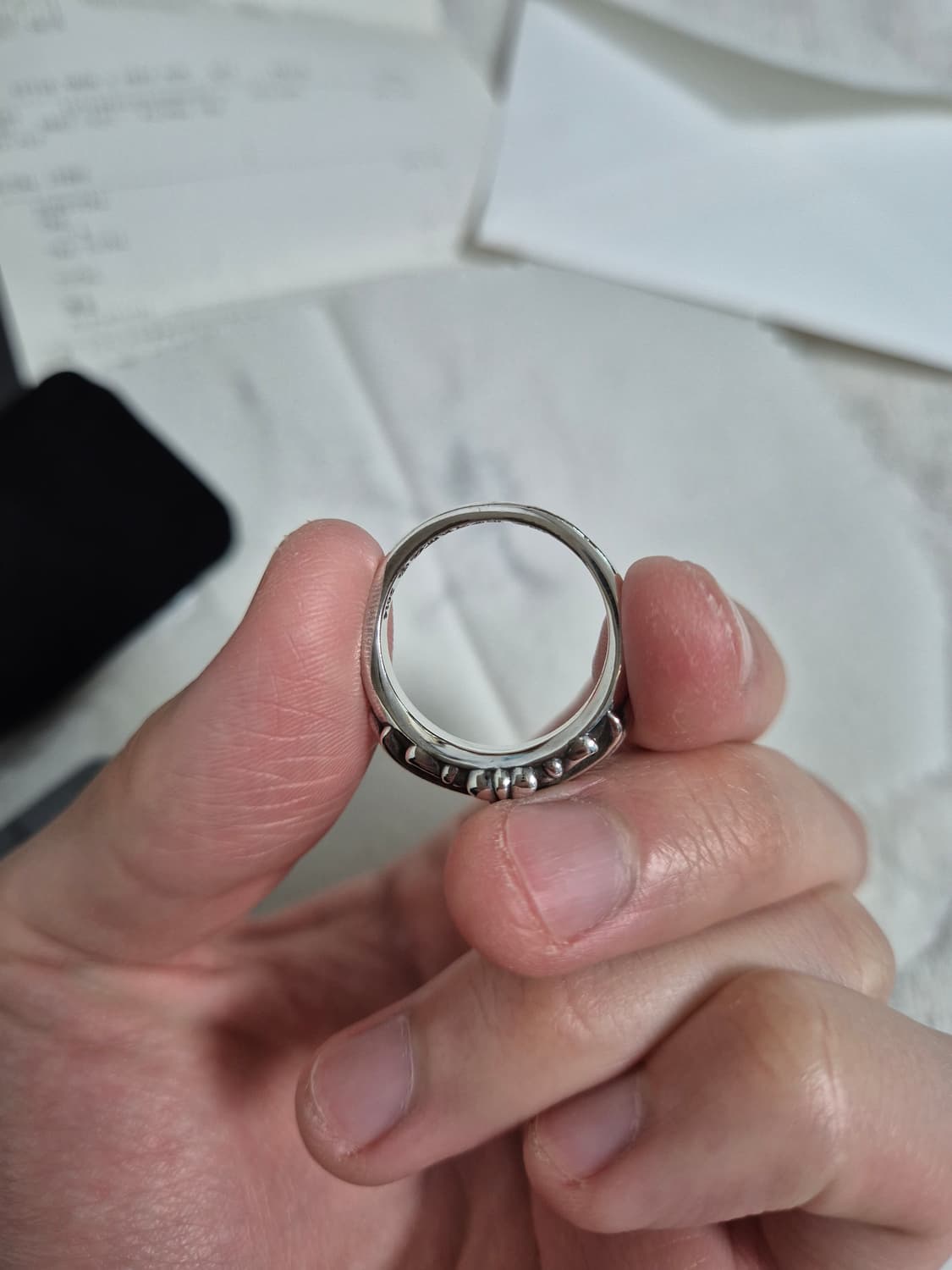 크롬하츠 베이비 플로랄 링 US9 상품이미지4