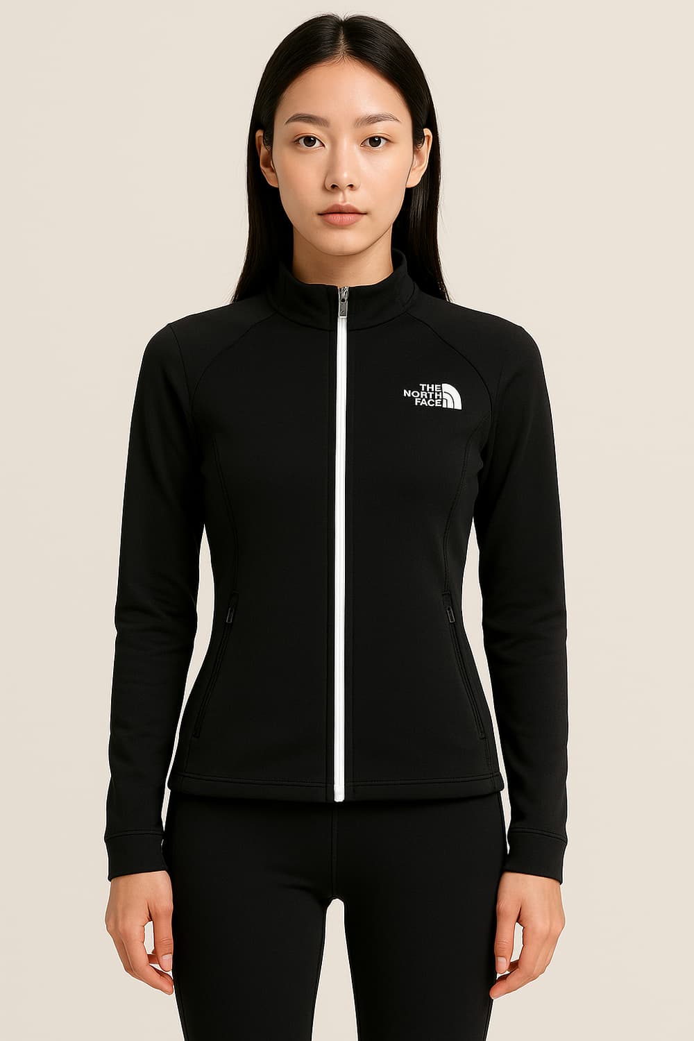 (레어템)노스페이스 화이트라벨 여성 플리스 기모 집업 S(85) 상품이미지1