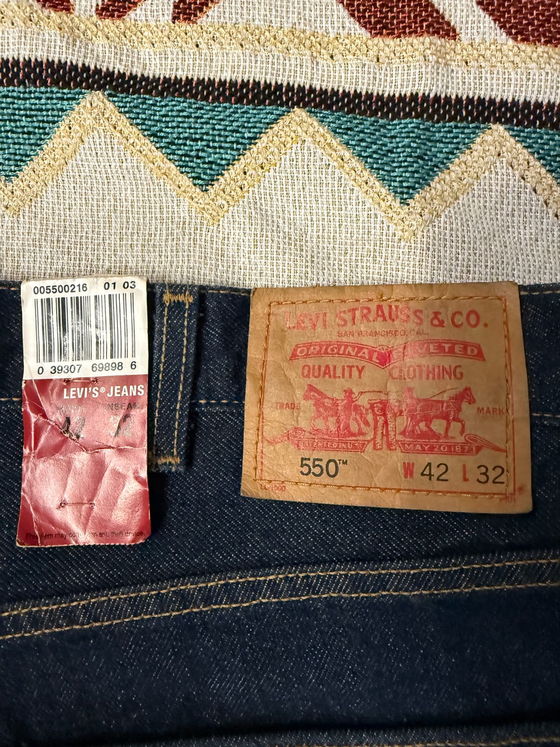 [Dead Stock] Levi’s 550 42/32 데님팬츠 상품이미지2