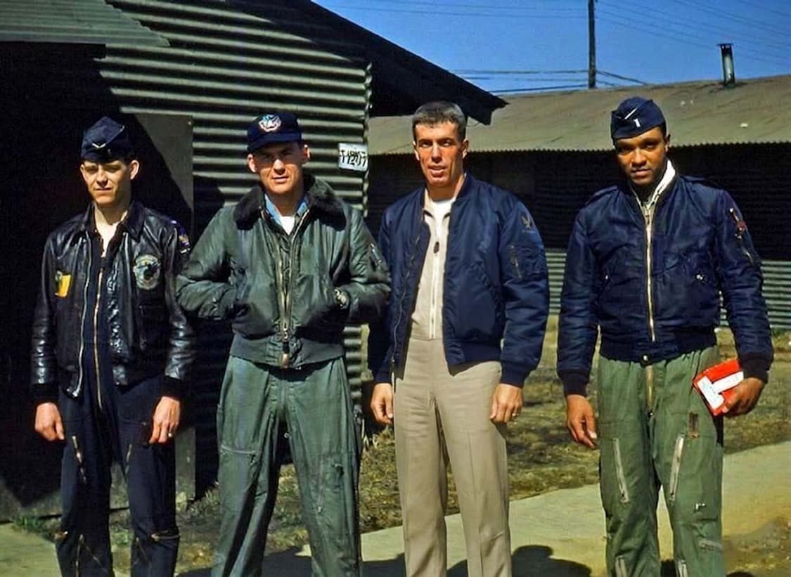 80's USAF B-15C 울파일 모디파이드 플라이트 보머 자켓 상품이미지4