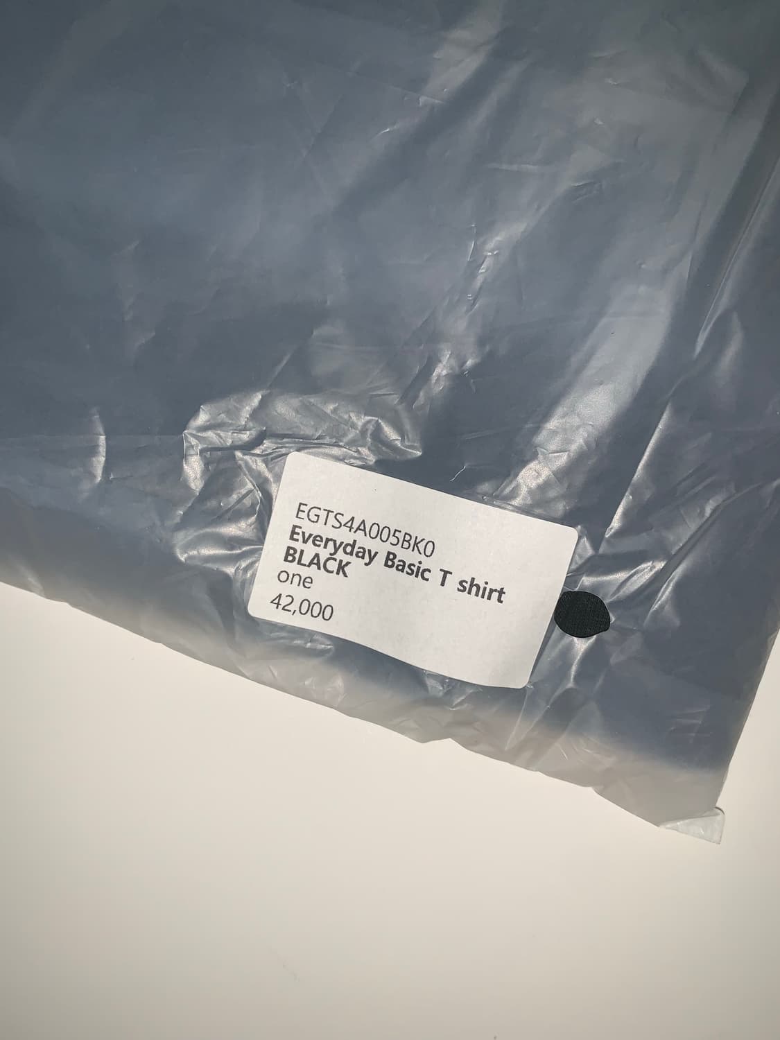 Everyday basic t-shirt / BLACK 상품이미지8