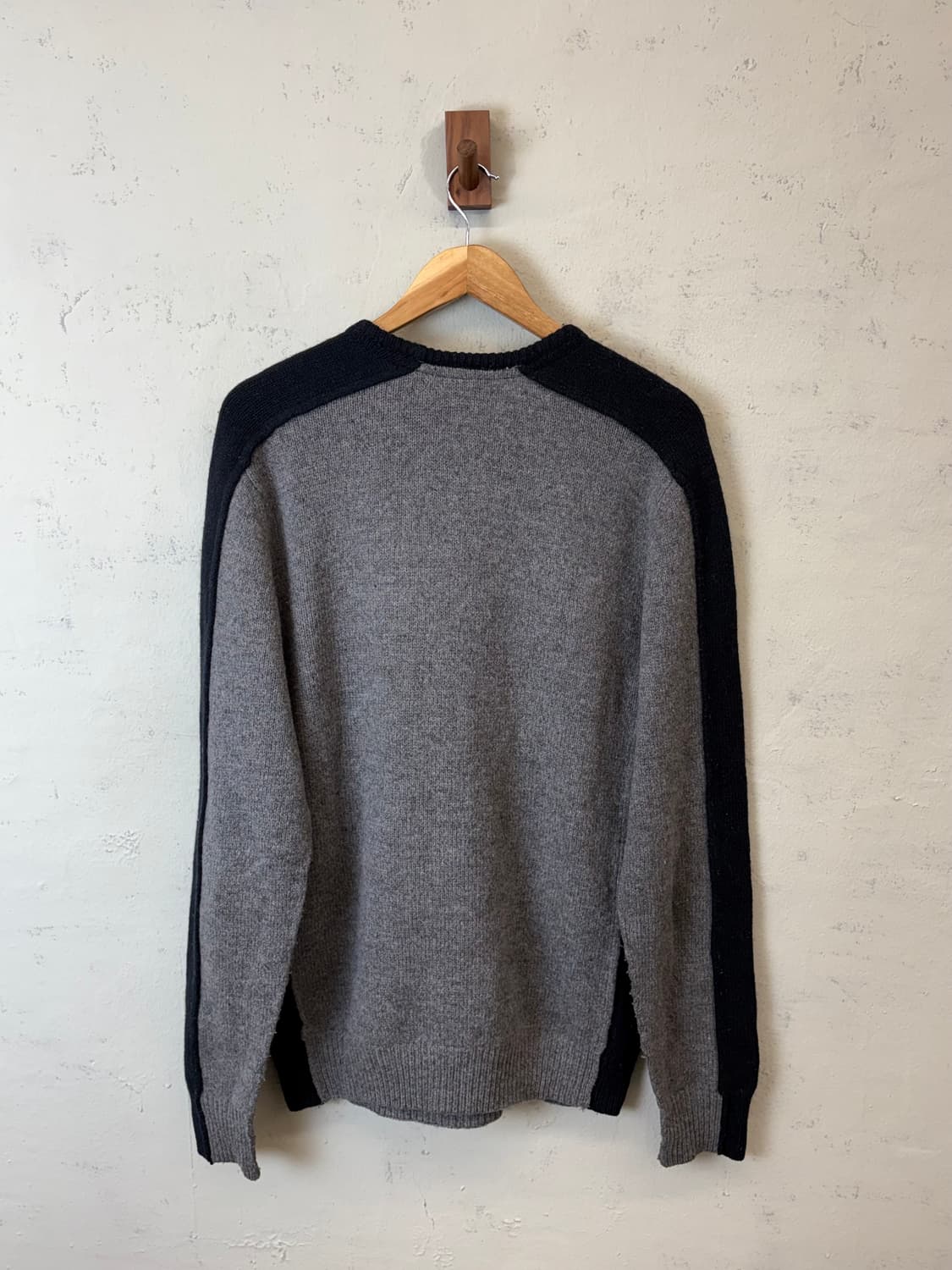 할리데이비슨 빈티지 그레이 블랙 투톤 니트 상품이미지2