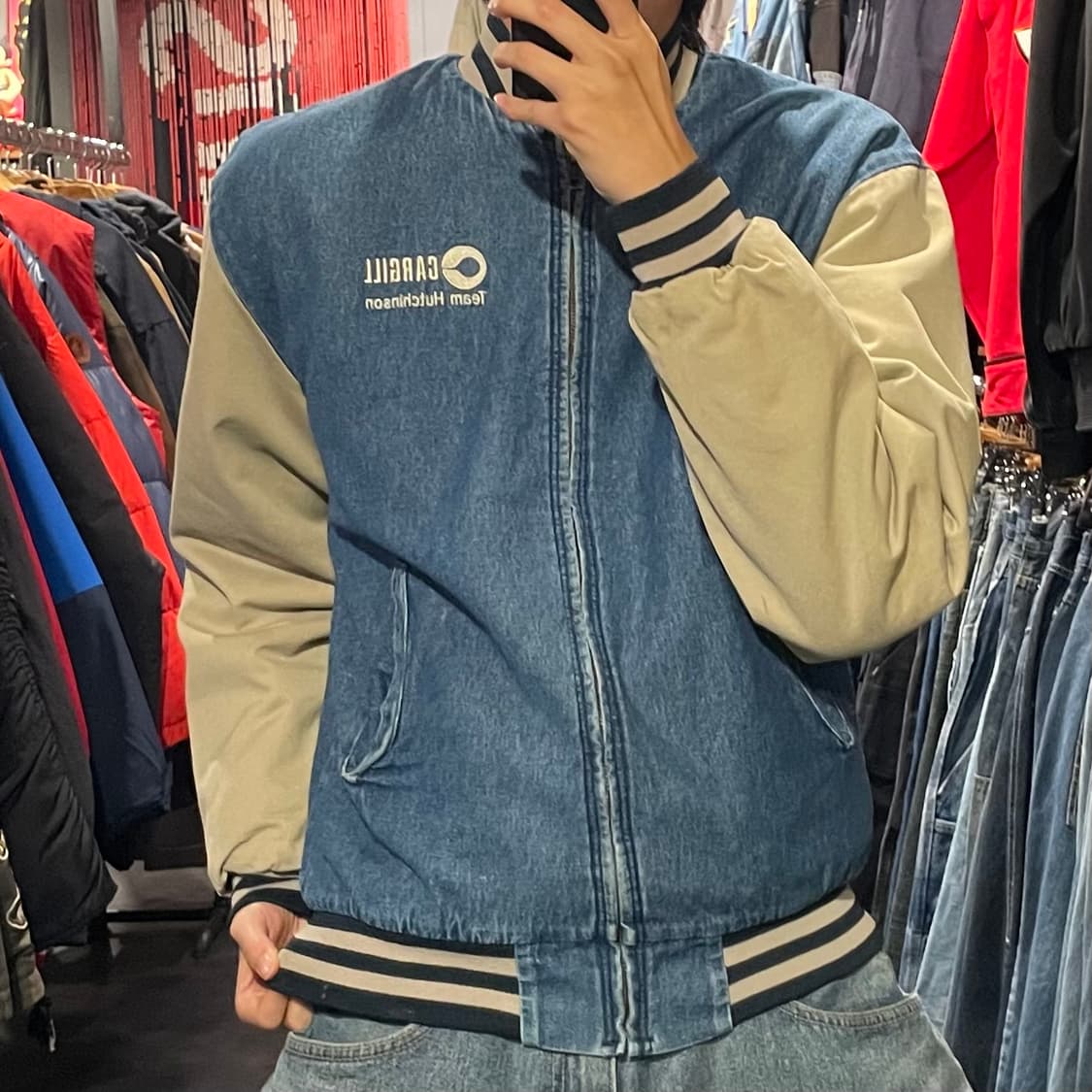 [IM] VTG 빈티지 데님 바시티 자켓 상품이미지2