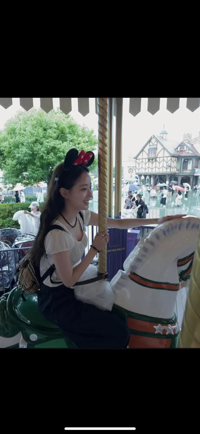 브랜디멜빌 블레어 코튼 러플 탑 블라우스 이나은 상품이미지2