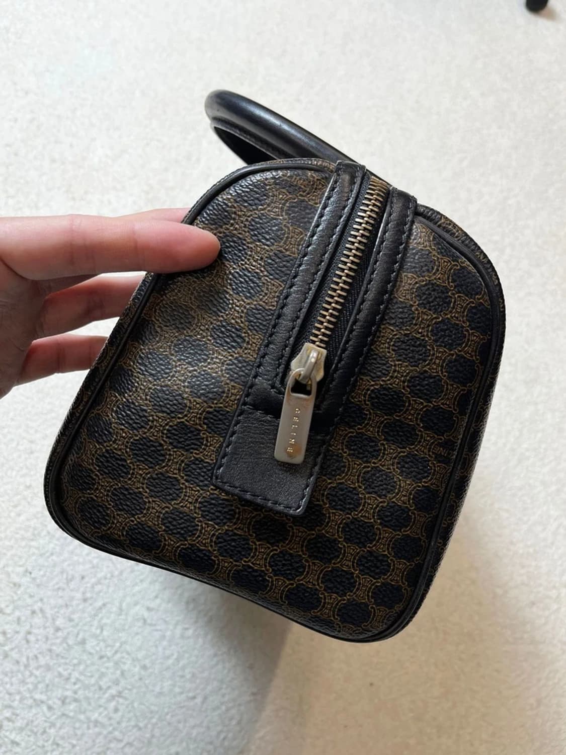 셀린느 00's 마카담 시그니처 미니 보스턴백 A1697 상품이미지6