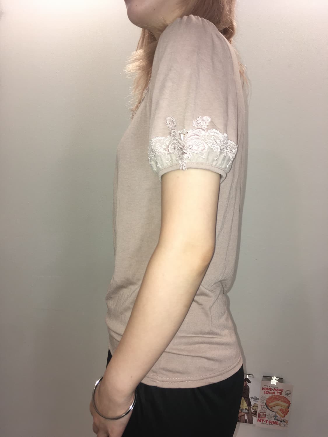Axes femme pink lace puff t shirt 상품이미지4