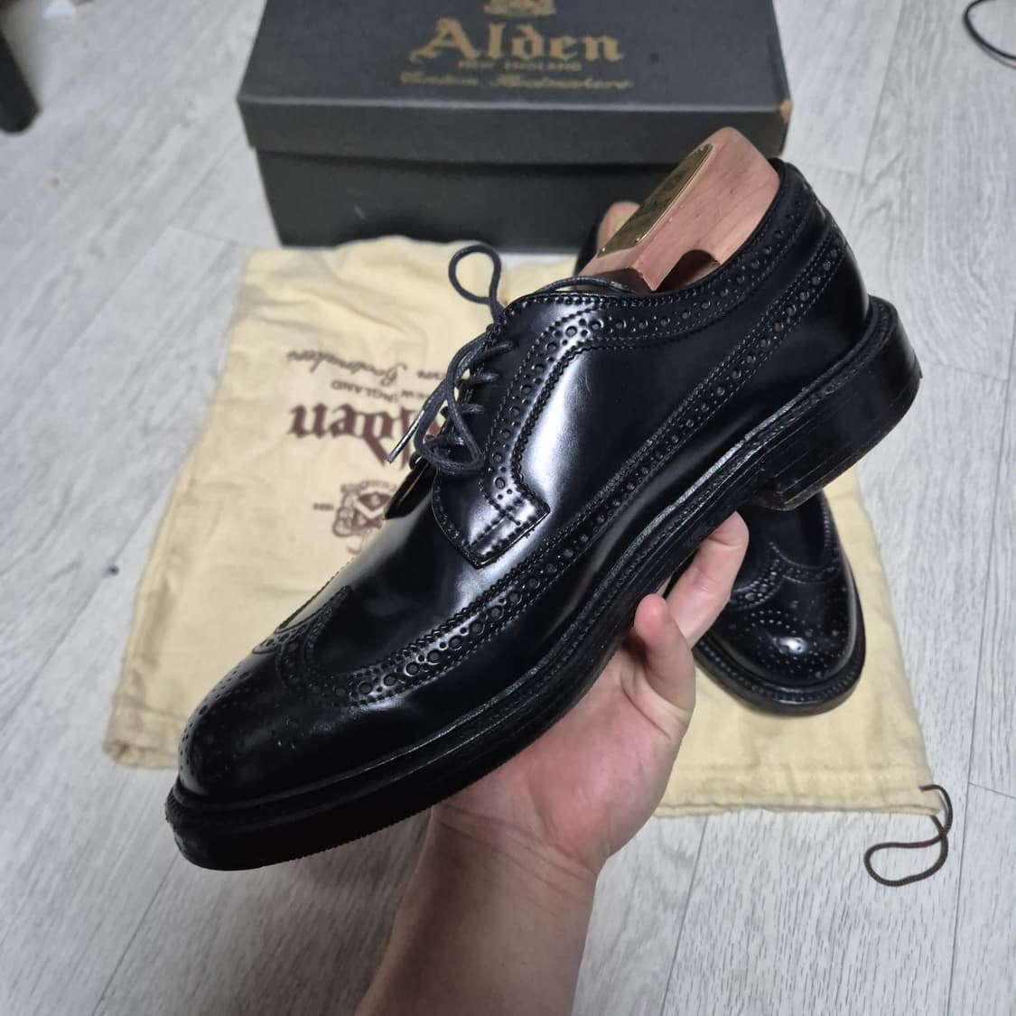 [7.5D] 알든 9751 롱윙팁 코도반/ 크로켓앤존스 에드워드그린 버윅 상품이미지6