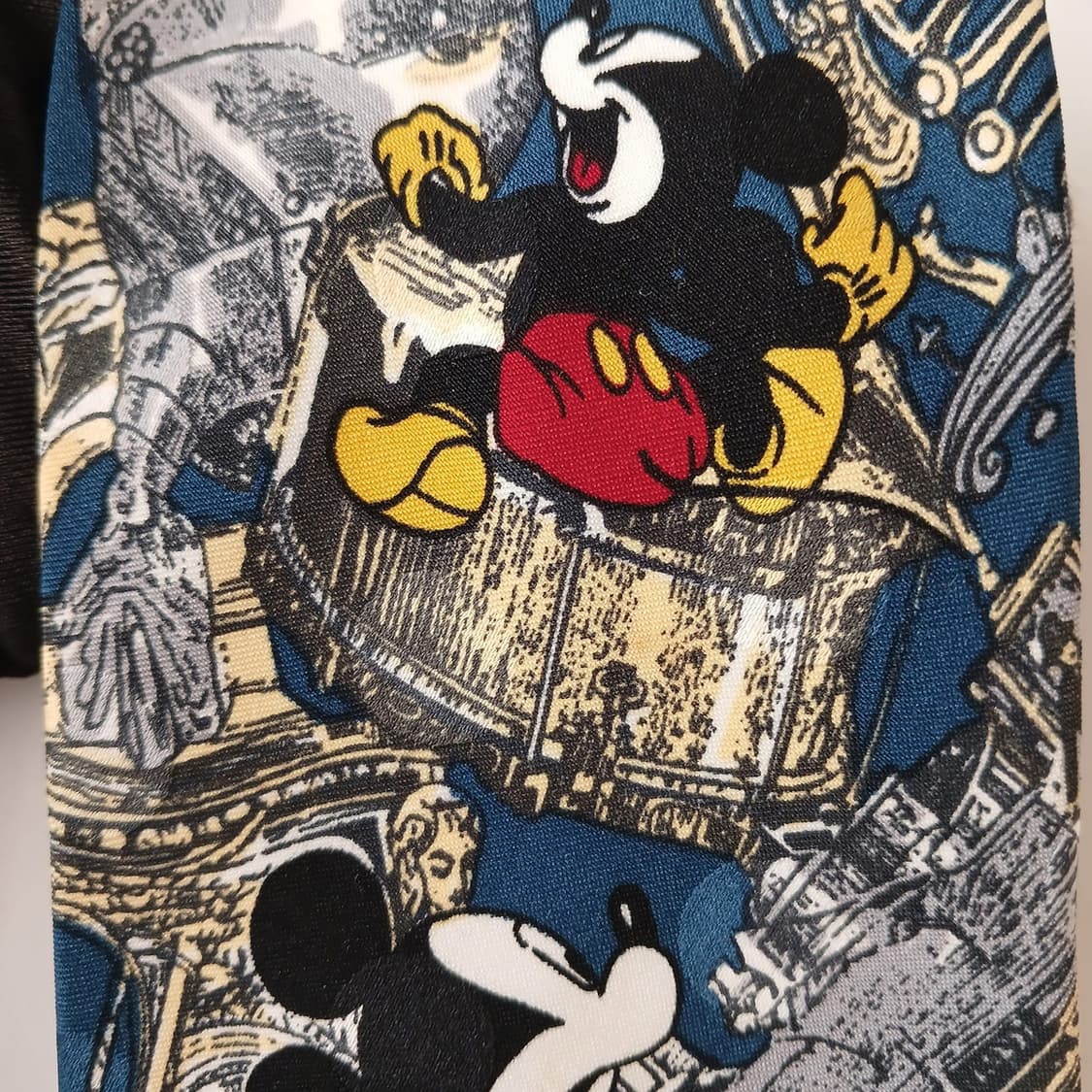 루니툰즈 실크 블루 미키 마우스 넥타이 10cm A+등급 A19356
 상품이미지5