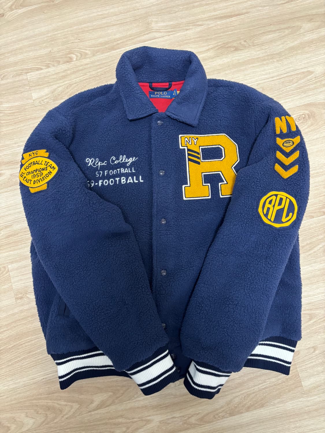 폴로 바시티 풋볼 플리스 자켓 M(100) 상품이미지2