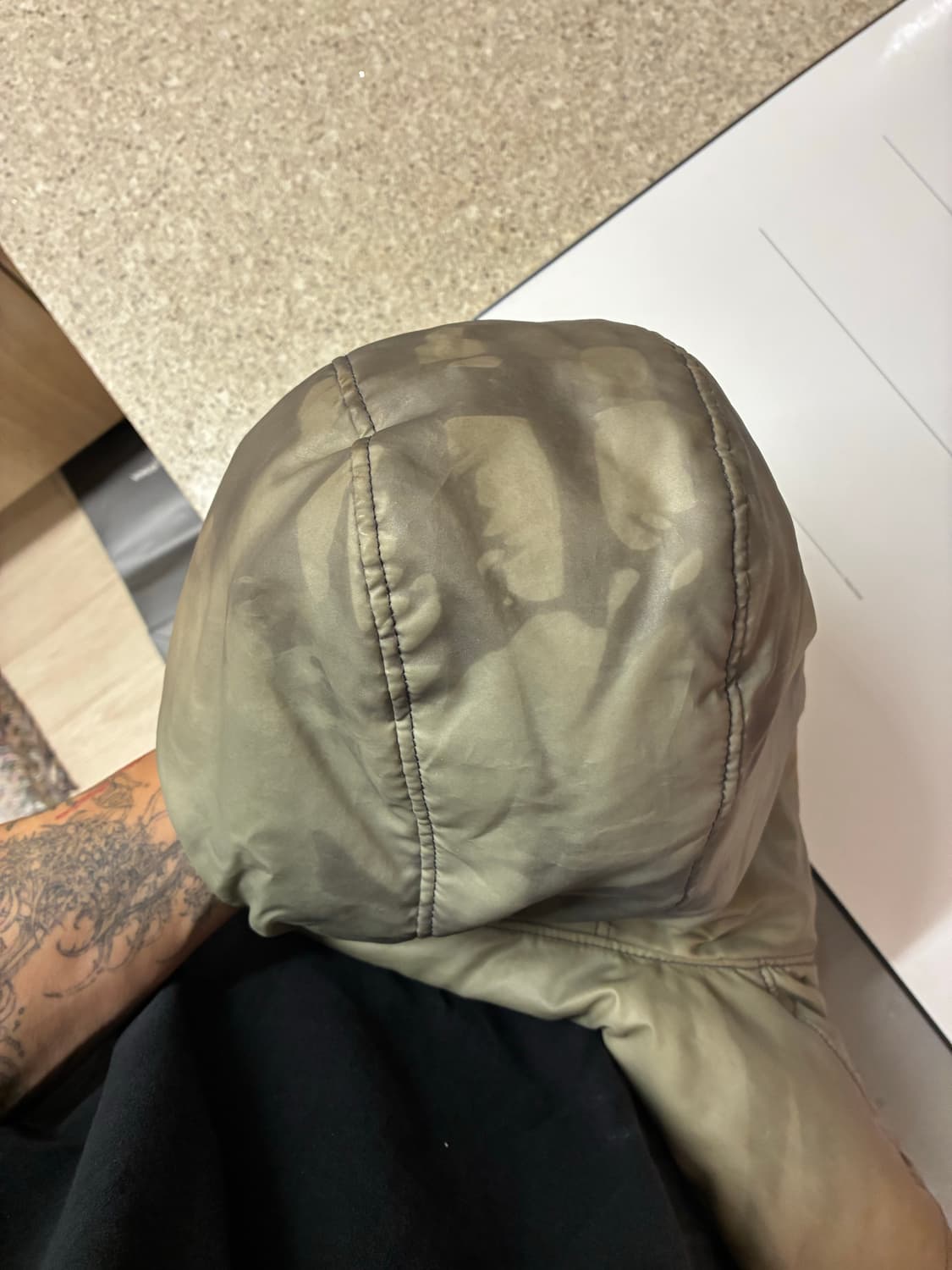 스톤아일랜드 회이트 와펜 아이스 패딩 L 상품이미지7