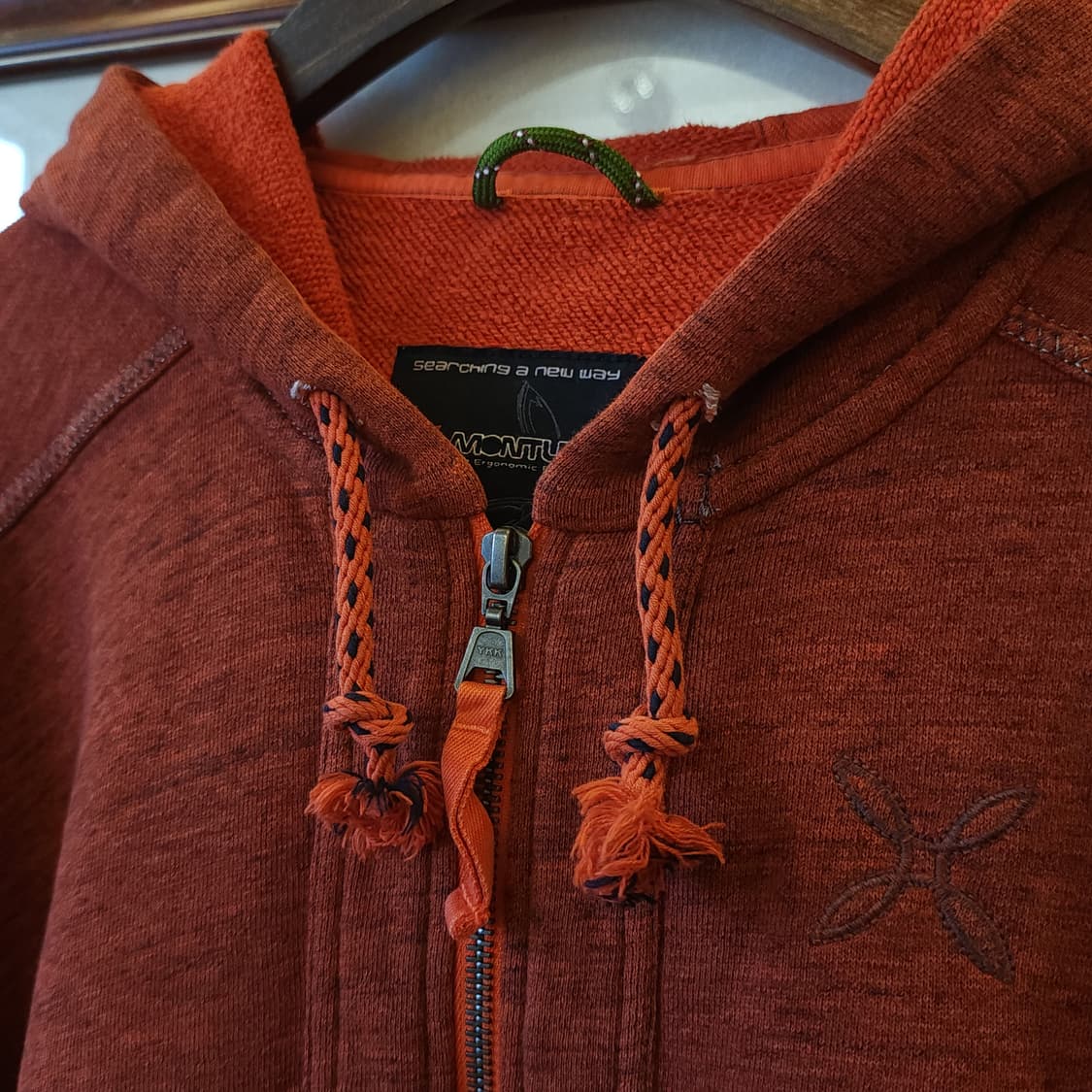 몬츄라 후드 집업 자켓 오렌지 스웻셔츠 L 상품이미지6