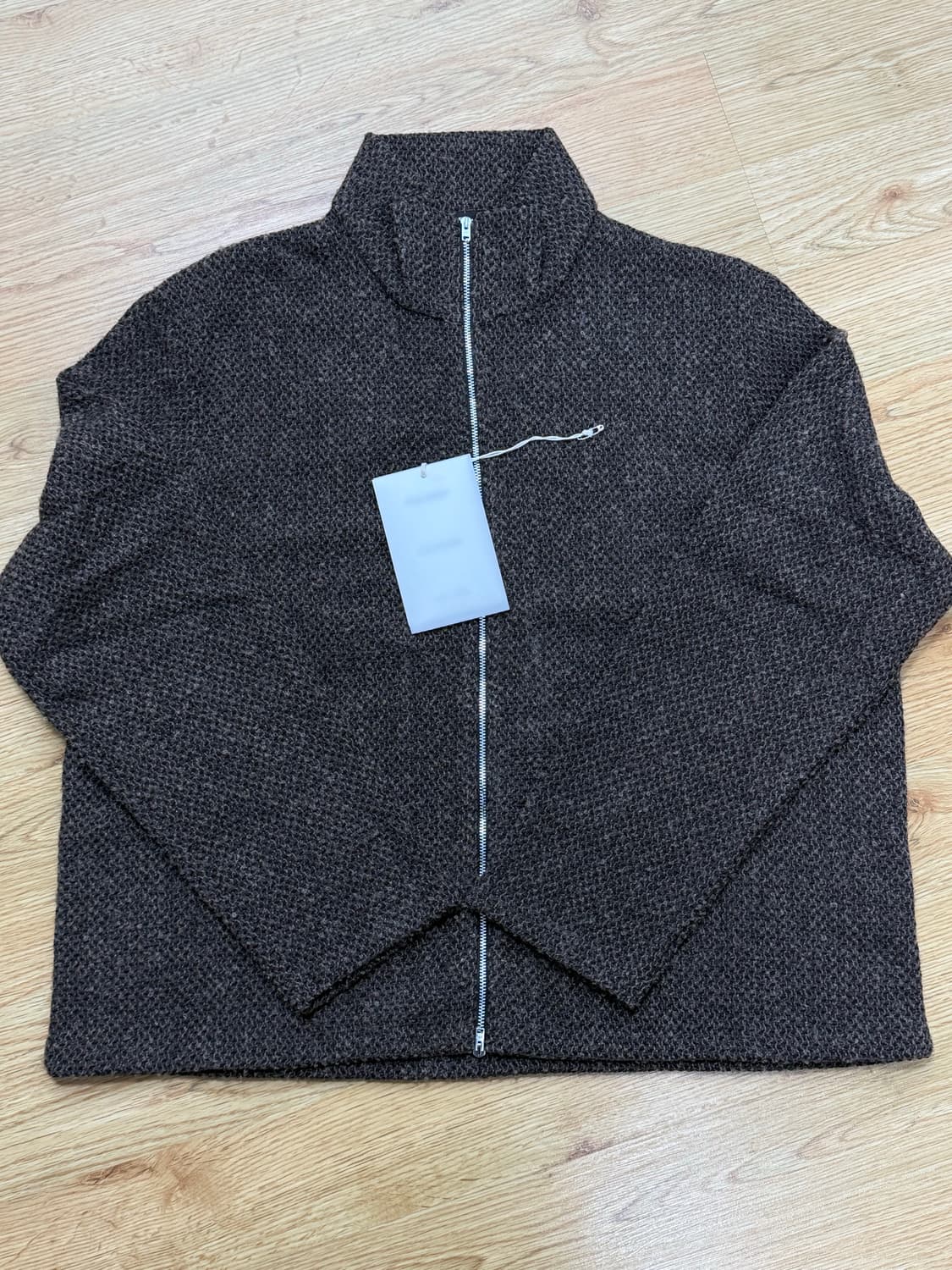 아워레가시 슈렁큰 집업 브라운 상품이미지4