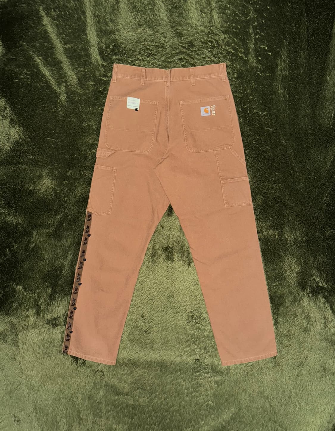 [S] 칼하트 WIP X FPAR 콜라보 싱글니 카펜터 팬츠 탄 상품이미지1