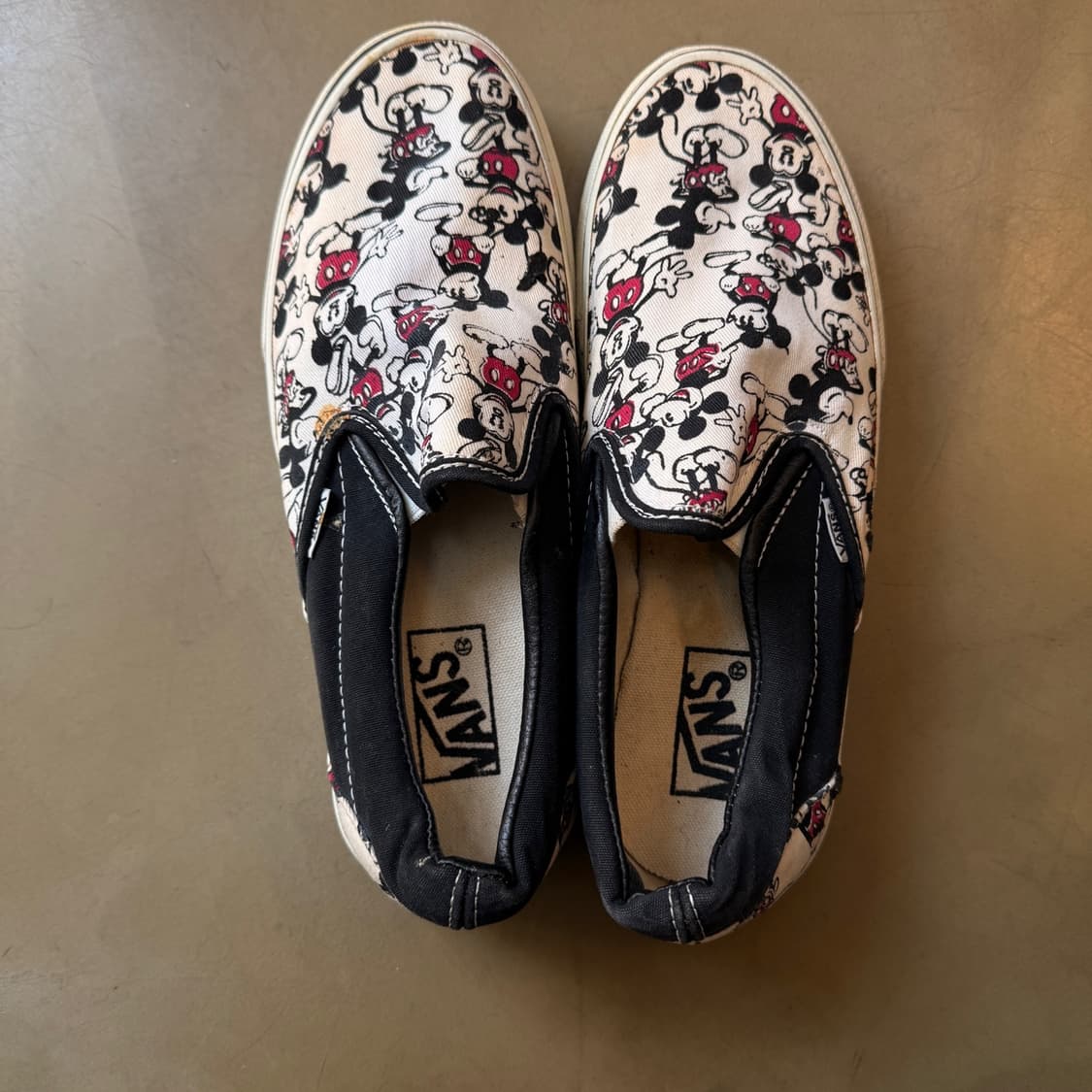 90S USA 반스 미키마우스 슬립온 상품이미지8