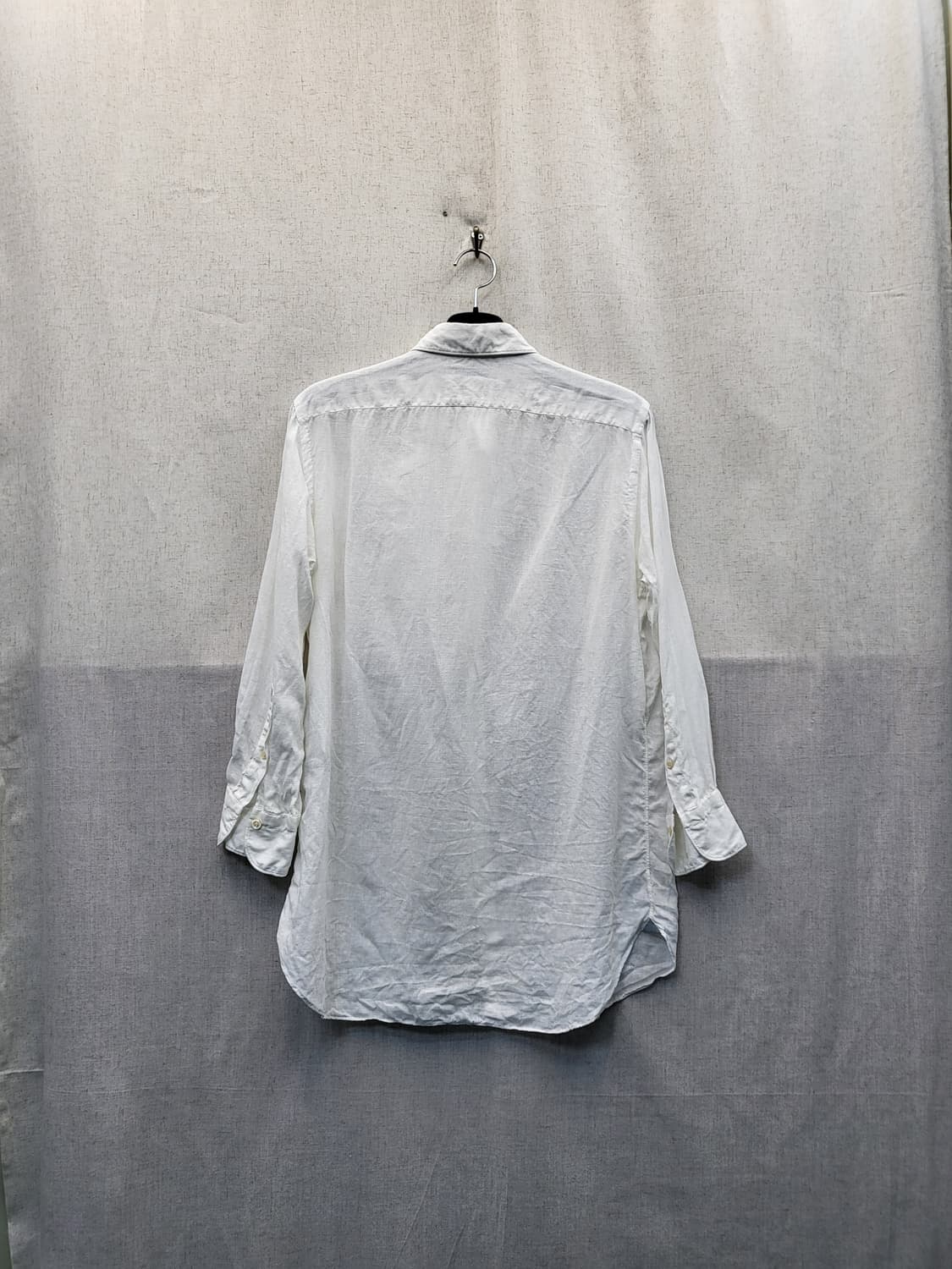 malo 화이트 린넨 긴팔 셔츠 상품이미지2