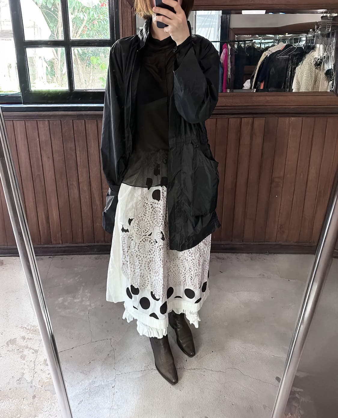 HIROKO KOSHINO nylon windbreaker 상품이미지3