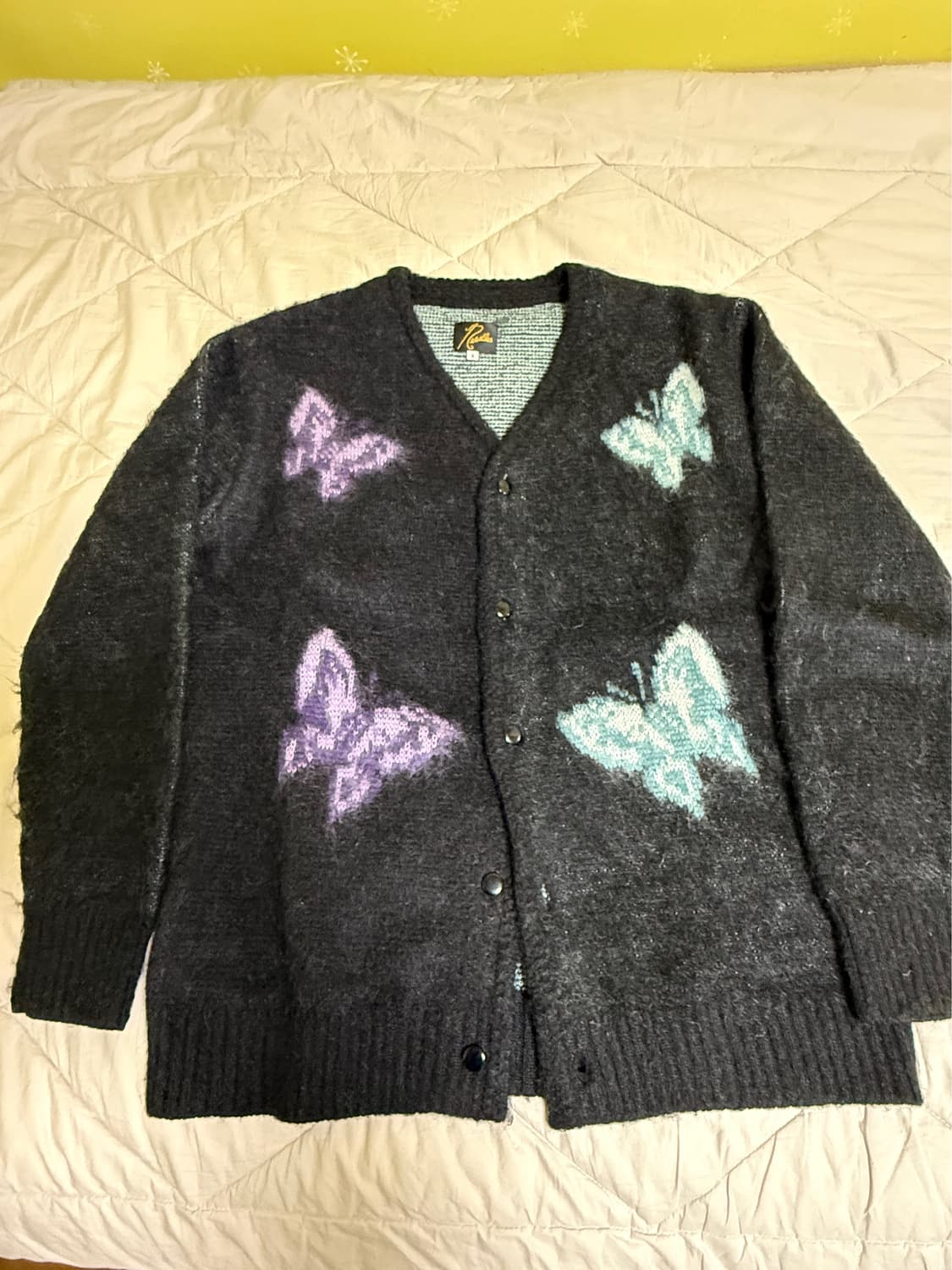 니들스 X 스튜디오스 모헤어 빠삐용 가디건 S 상품이미지1