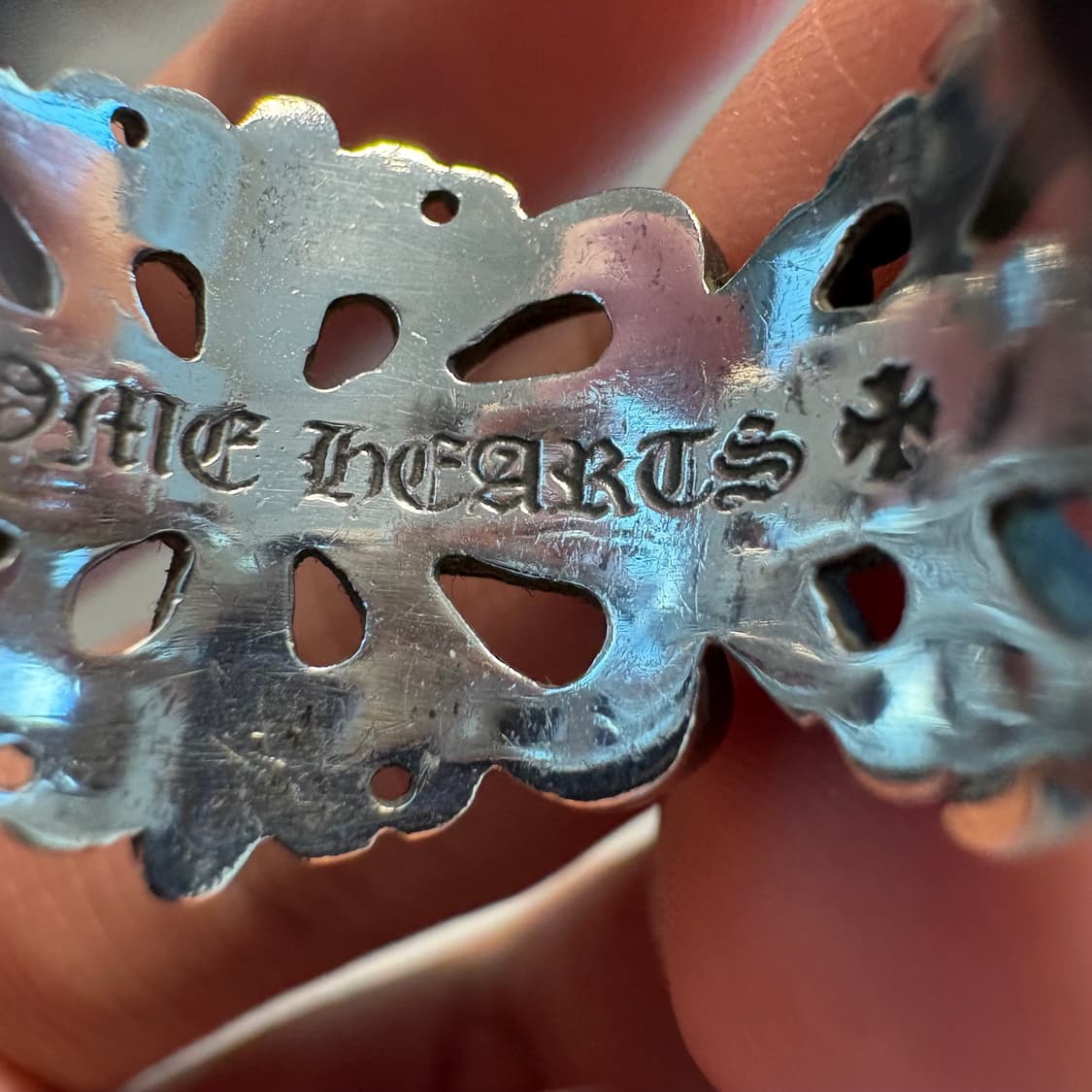 크롬하츠 더블 플로랄 링 us 10.5 반지 상품이미지5