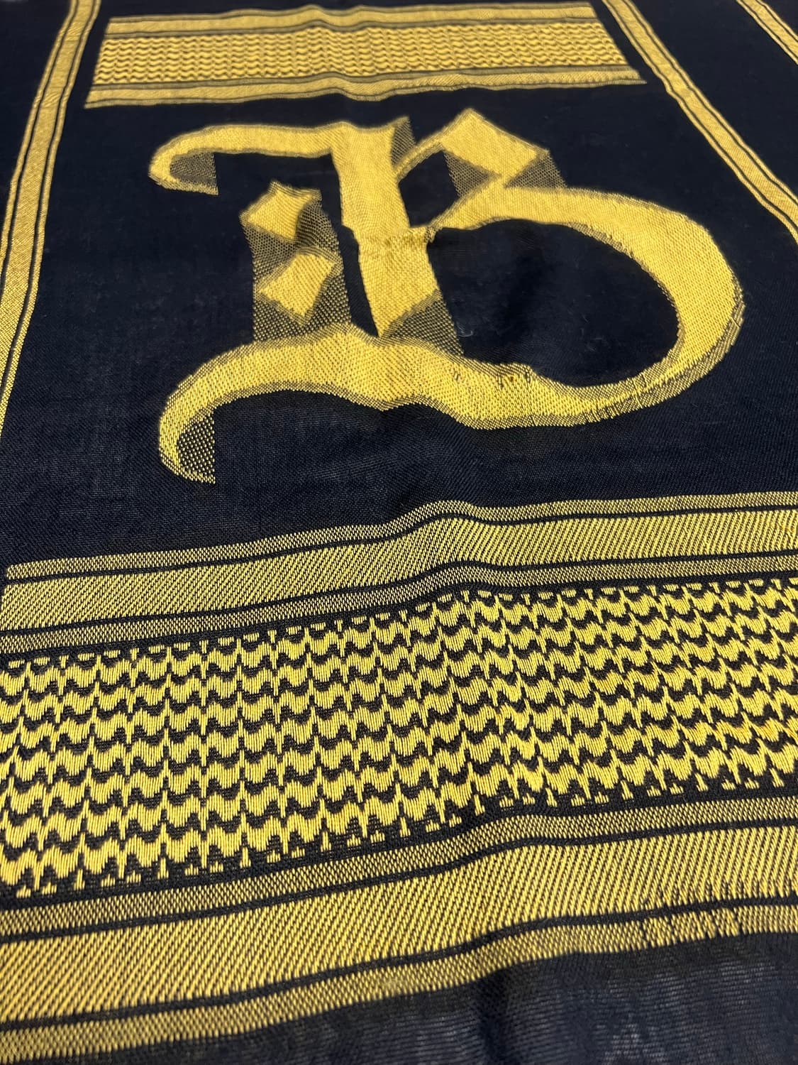 언더커버 / 코튼 실크 혼방 자카드 스카프 상품이미지2