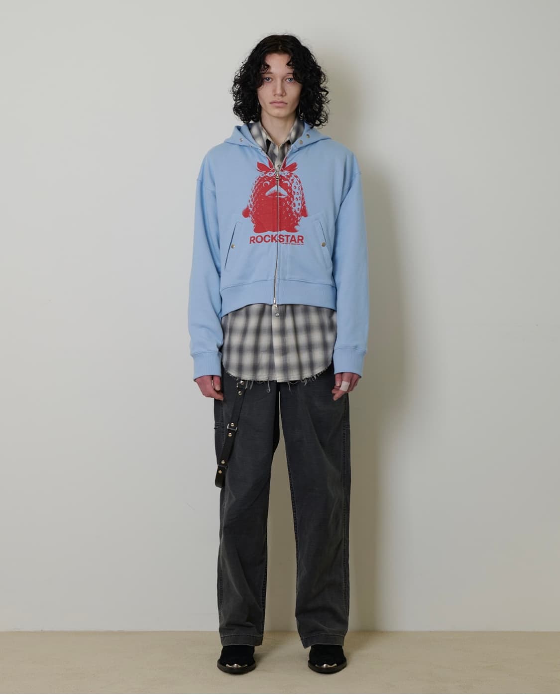 새상품) 조거쉬 Rock Duck Hoodie sky blue 2사이즈 상품이미지3