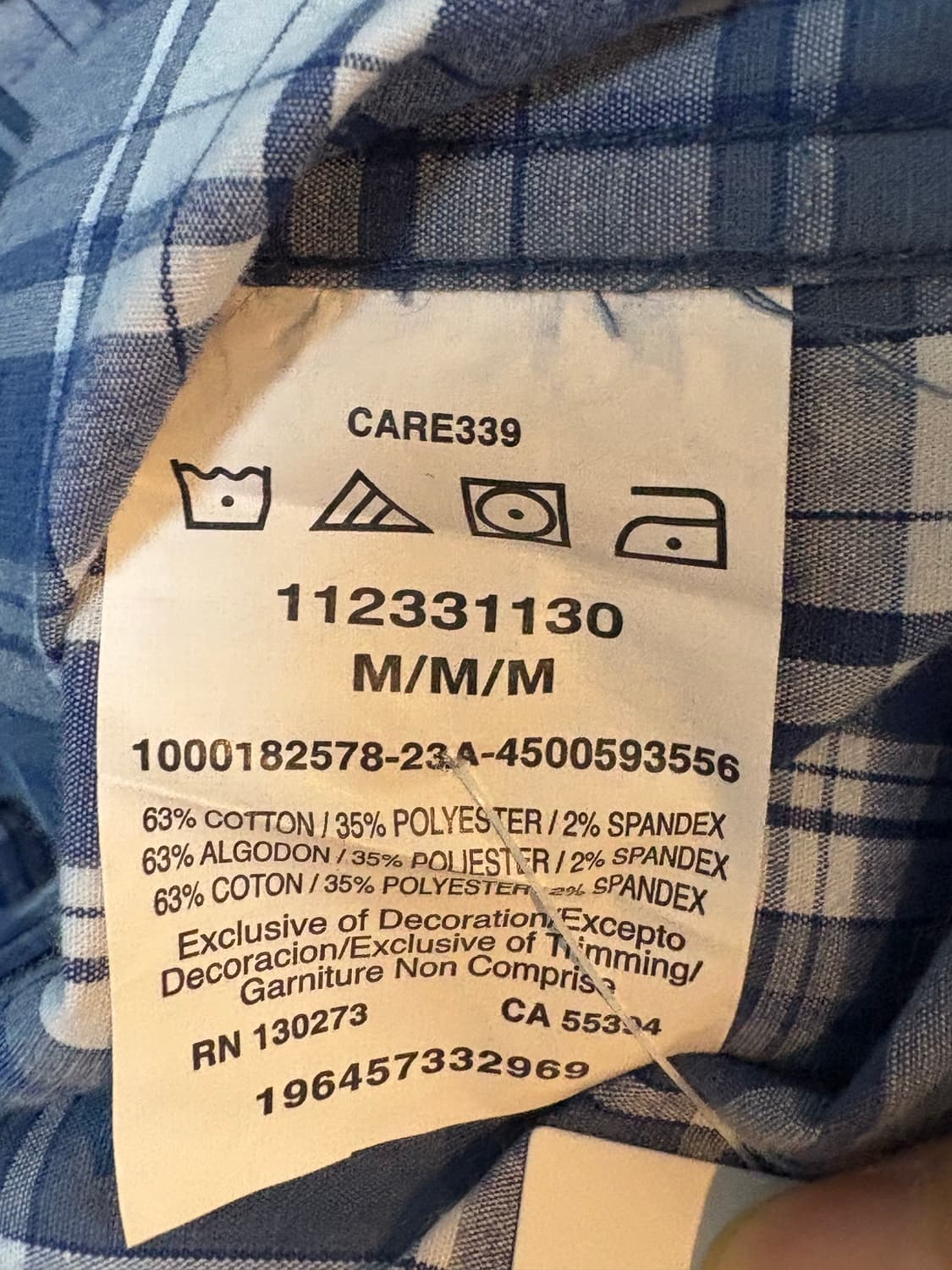 Wrangler 체크 반팔 셔츠 M/M 상품이미지4