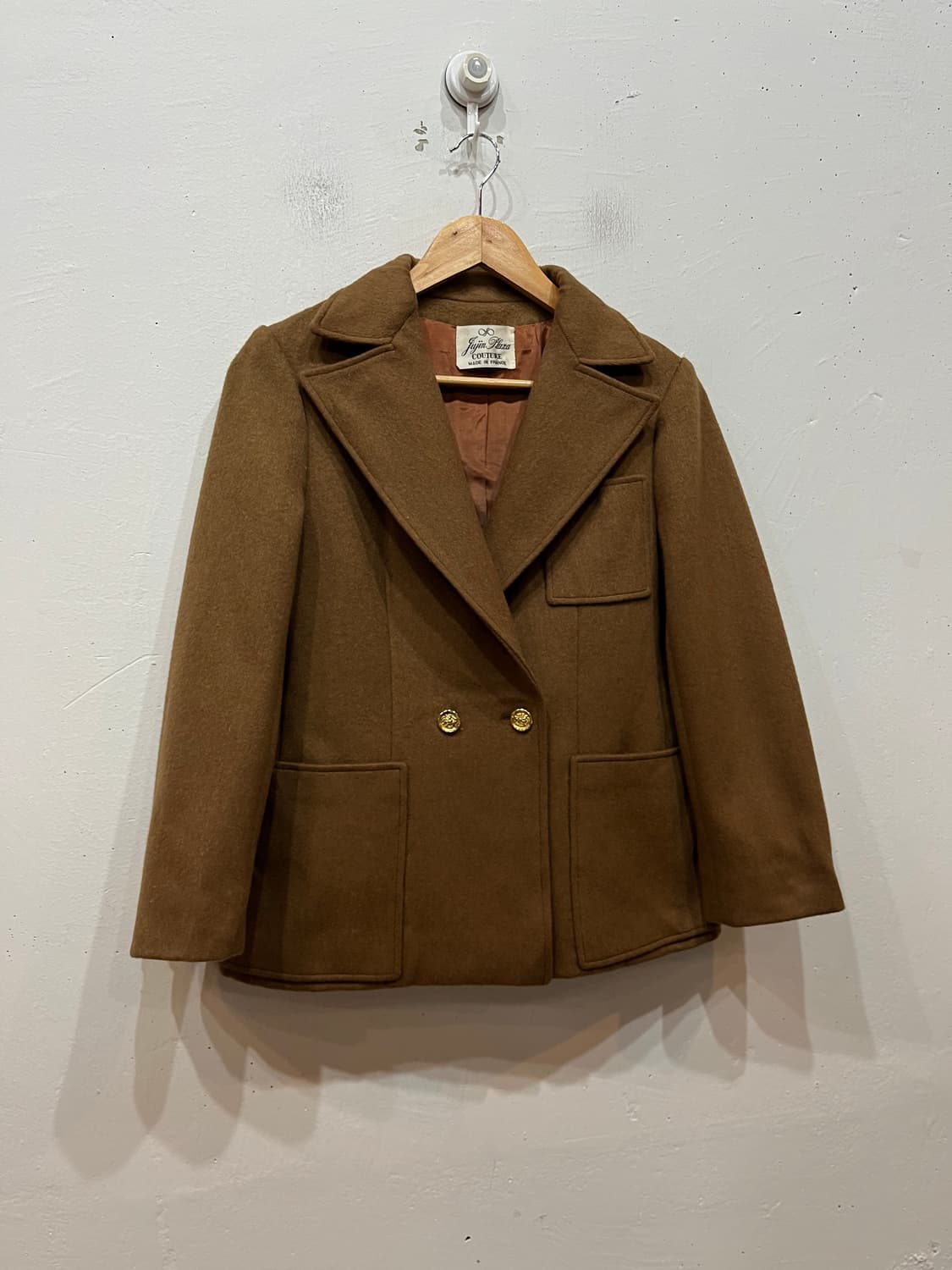 유럽빈티지 Made in FRANCE 금장 울자켓 우먼즈 상품이미지1