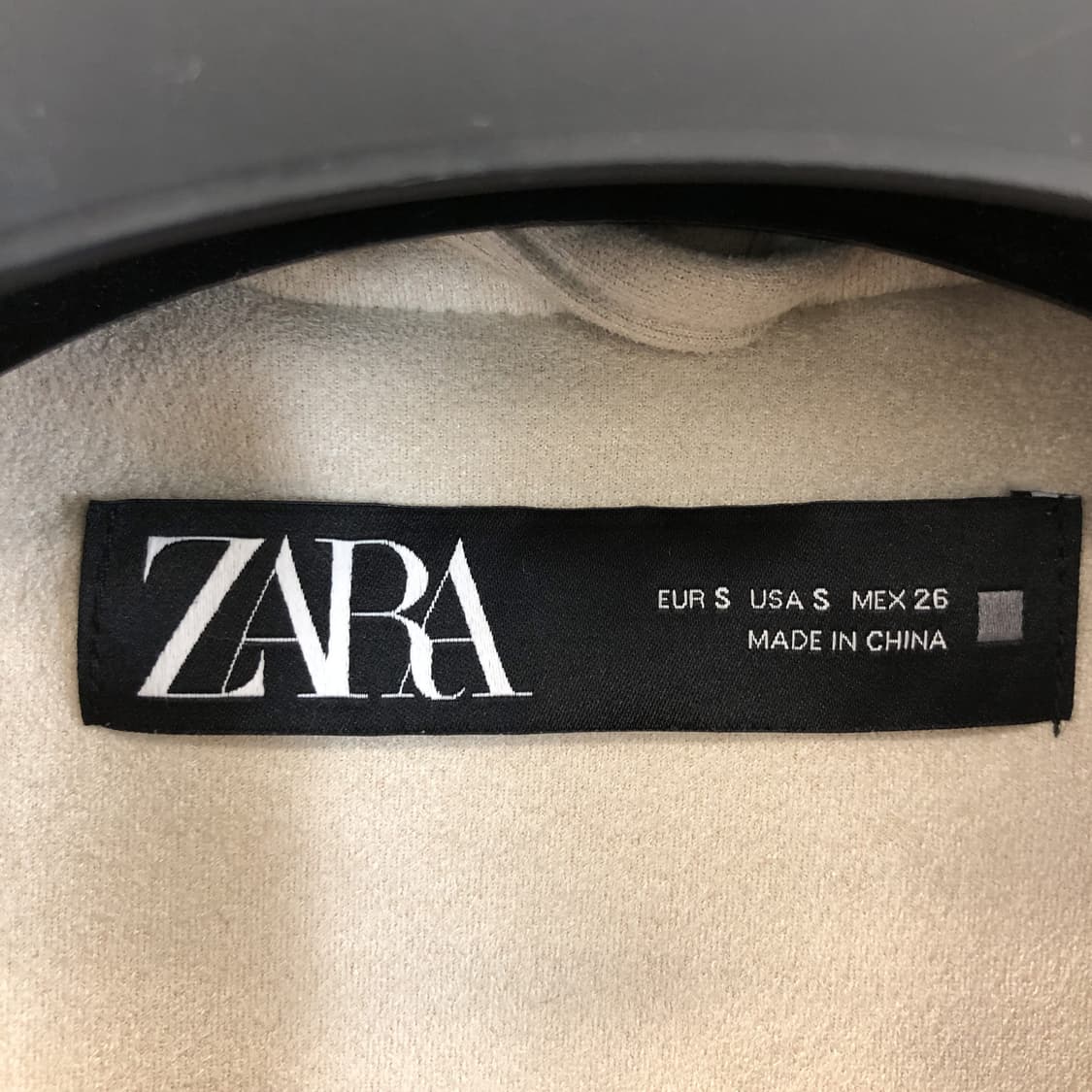 자라 에코스웨이드 블루종자켓 오버 S  상품이미지5