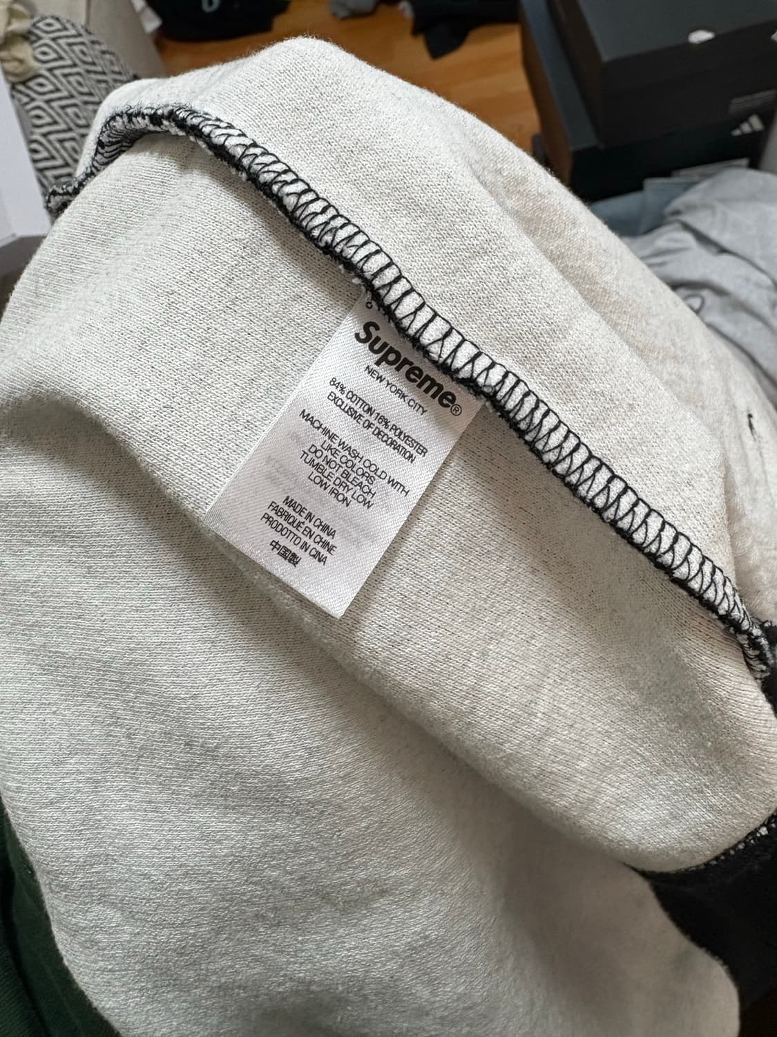 슈프림 Inside Out Box Logo Hooded Sweat 상품이미지6