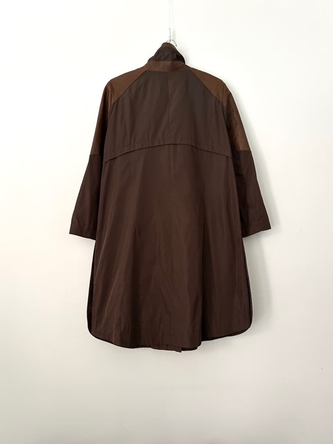 Bambi leather mix jacket / brown 상품이미지7