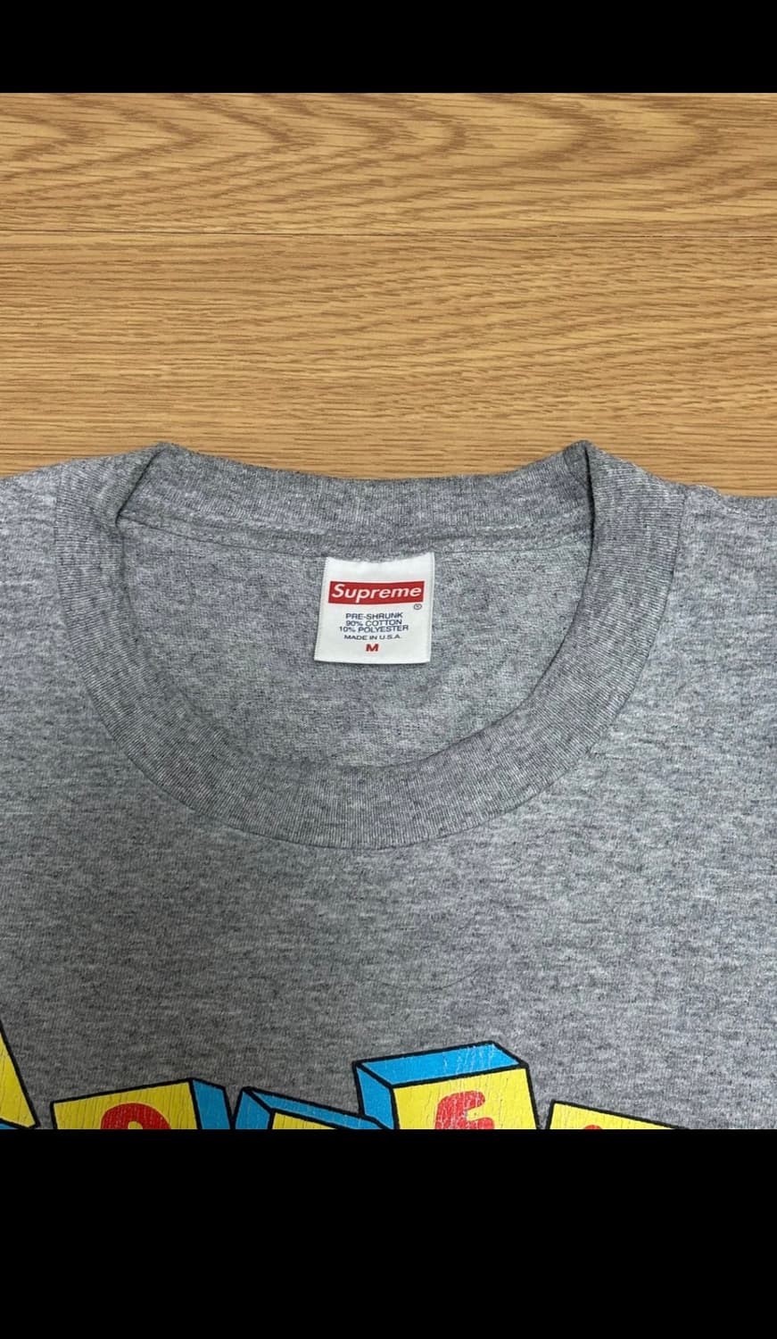 슈프림 다이너마이트 회색 반팔 티셔츠 팝니다 상품이미지3
