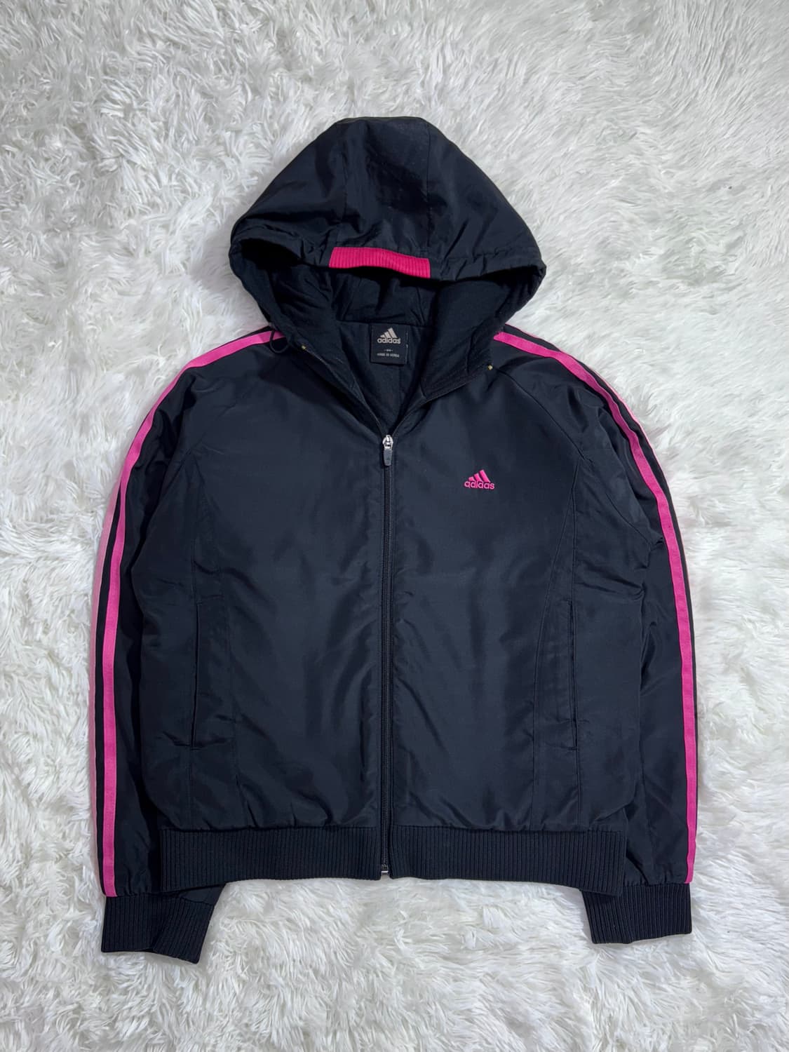 아디다스 핑크 삼선 점퍼  상품이미지3